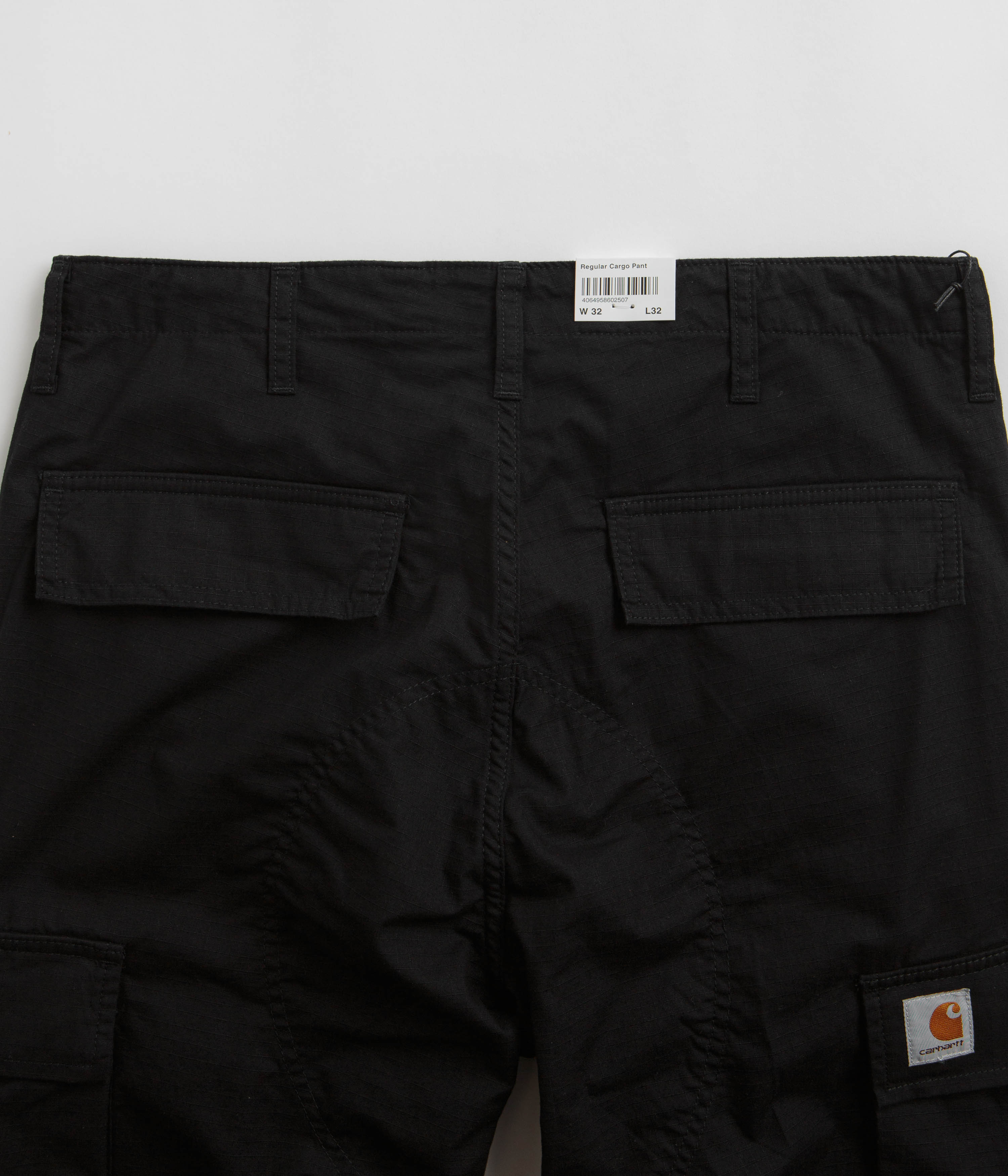 Carhartt Regular Cargo Pants - Black - Image 6