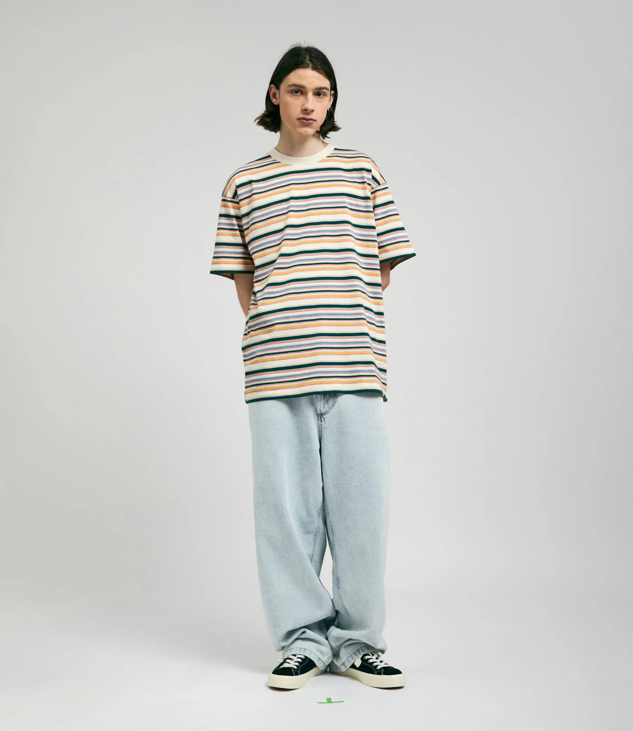 Carhartt Riggs T-Shirt - Riggs Stripe / Natural - Image 2