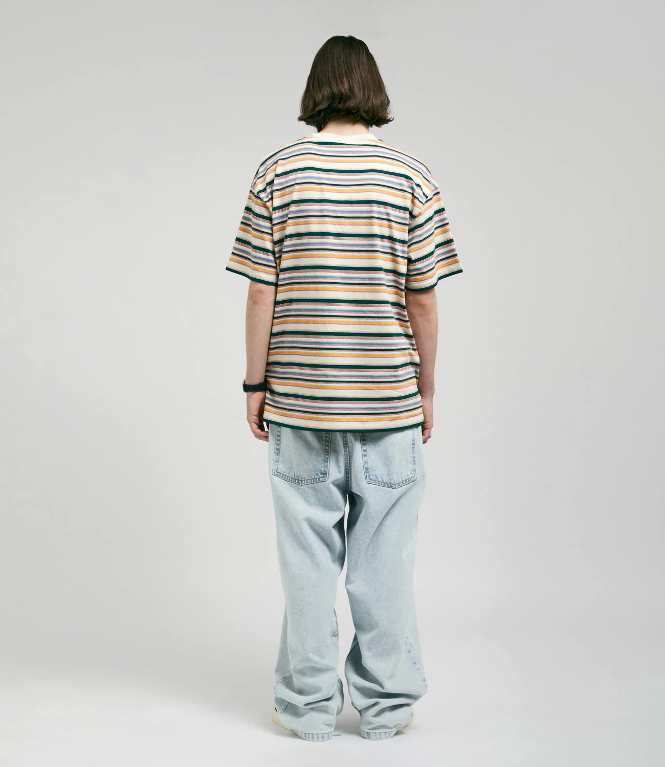 Carhartt Riggs T-Shirt - Riggs Stripe / Natural - Image 4