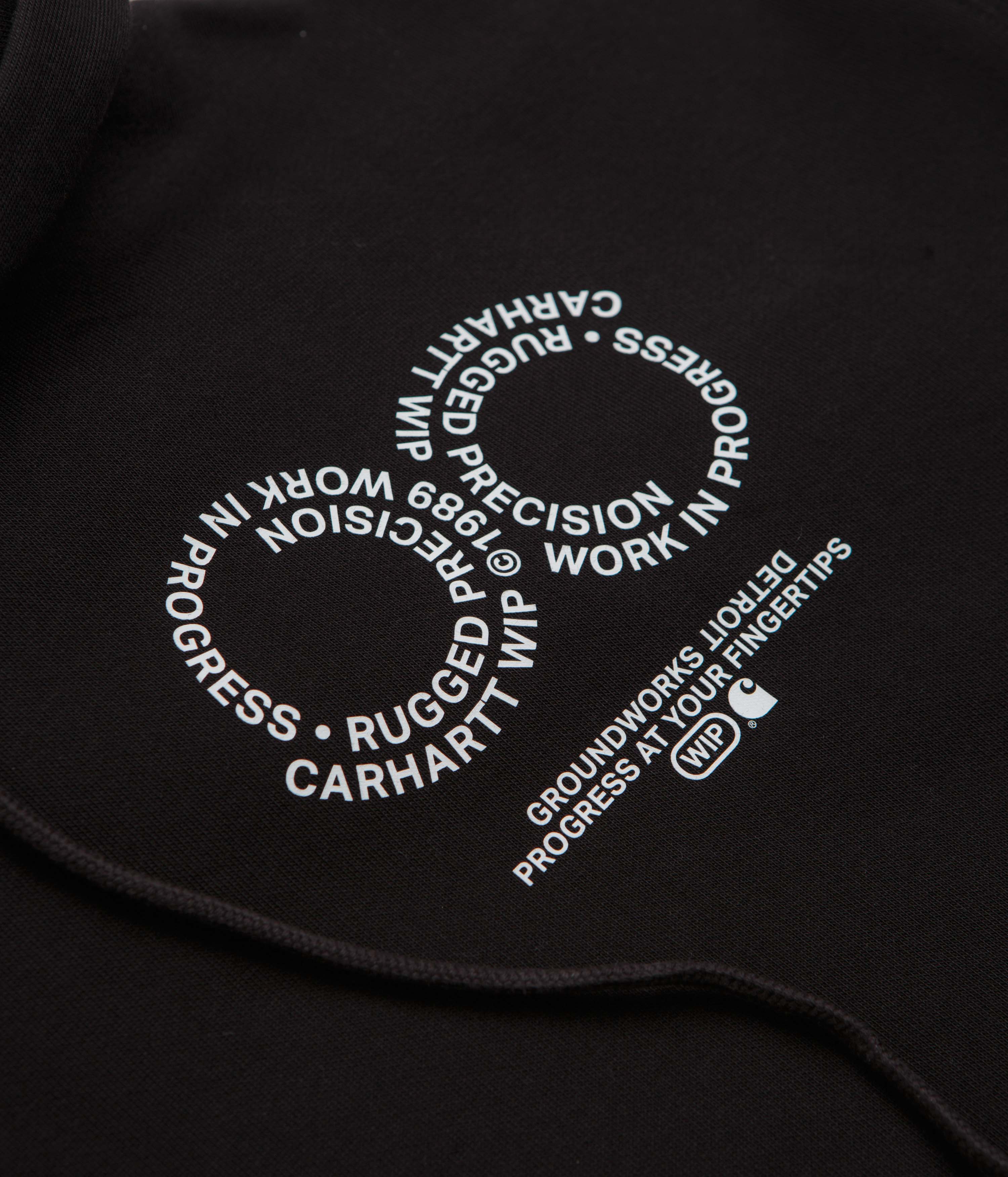Carhartt Rotation Hoodie - Black / White - Image 5