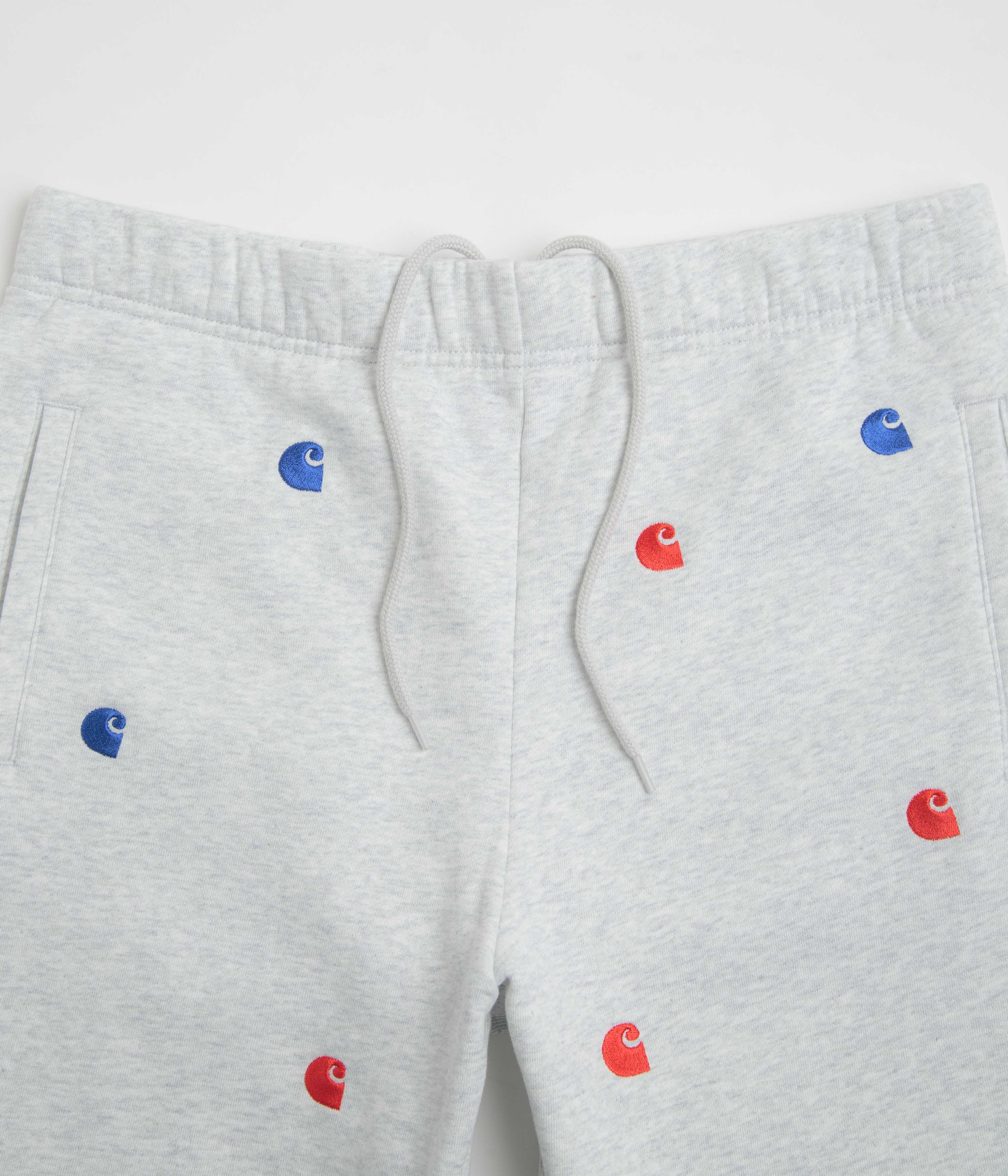 Carhartt Seek Sweat Shorts - Ash Heather - Image 5