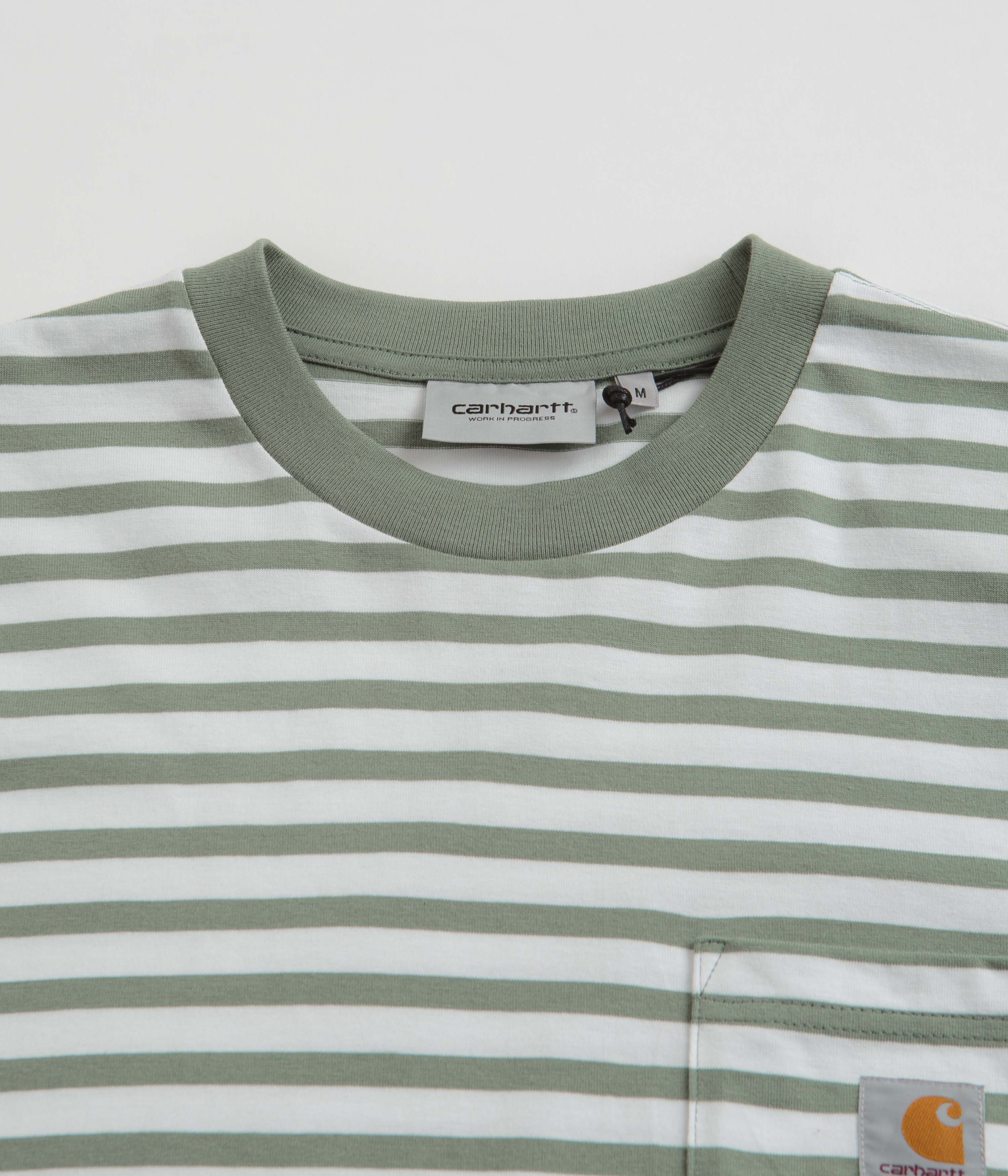 Carhartt Seidler Pocket T-Shirt - Park / White - Image 2