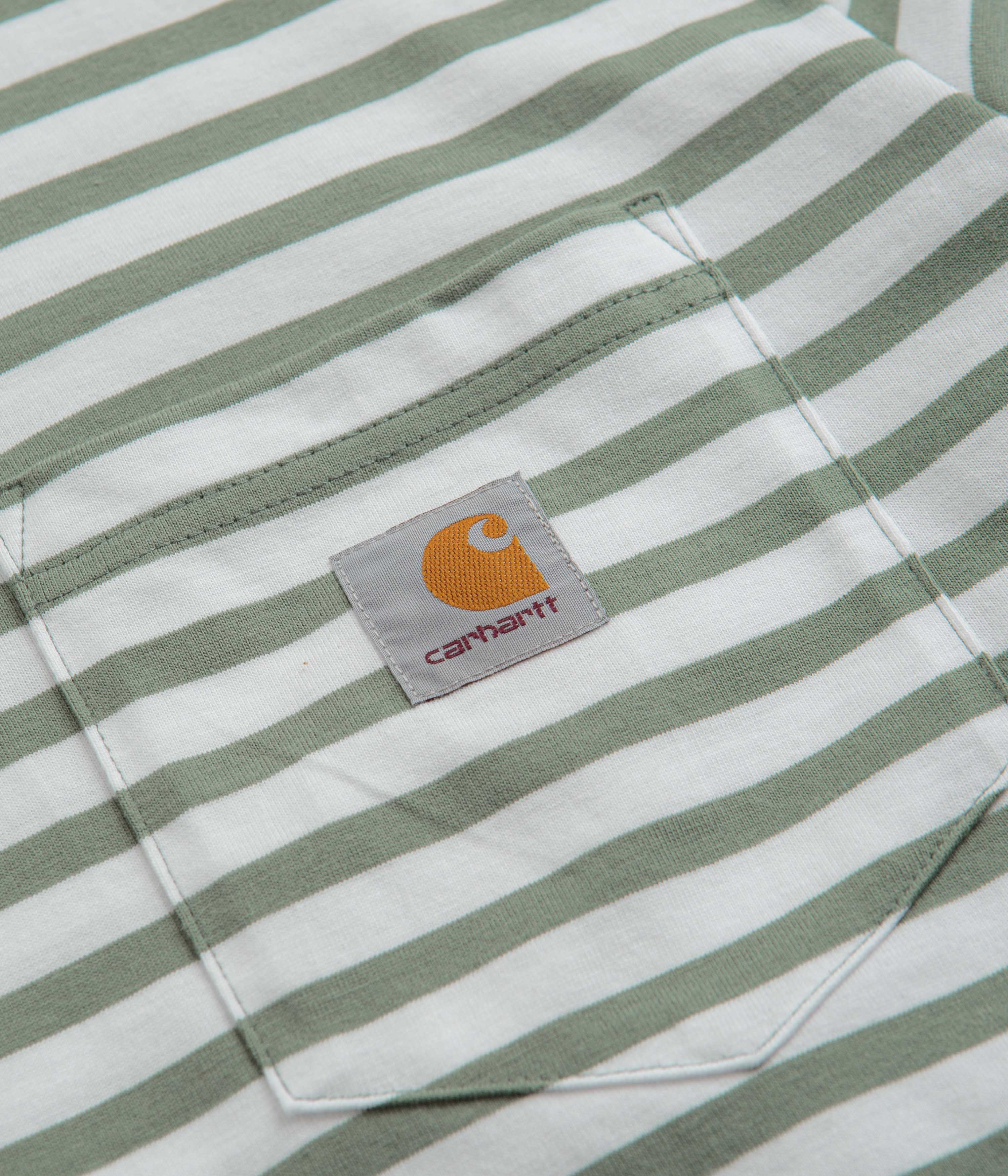 Carhartt Seidler Pocket T-Shirt - Park / White - Image 3