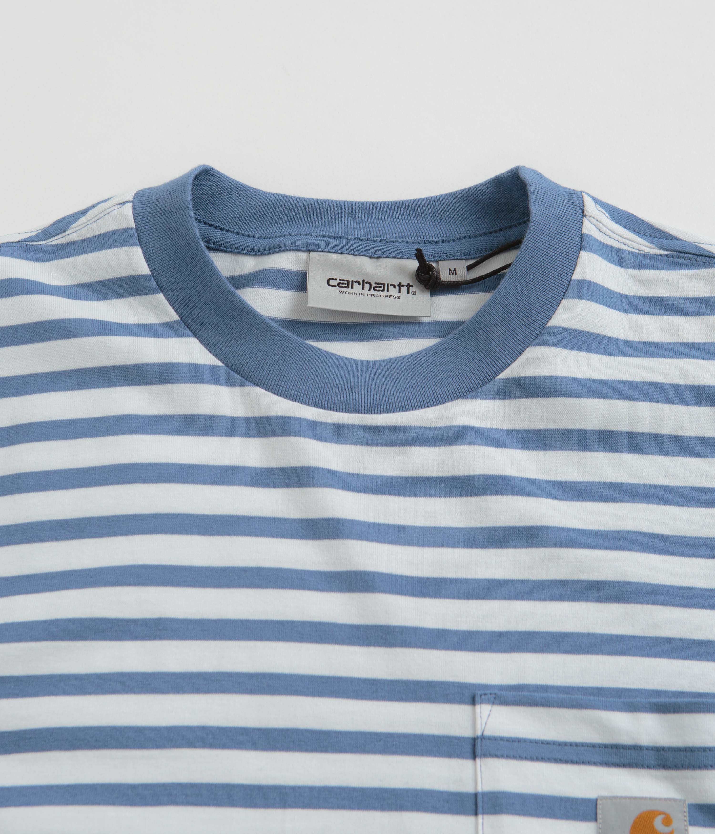 Carhartt Seidler Pocket T-Shirt - Sorrent / White - Image 2