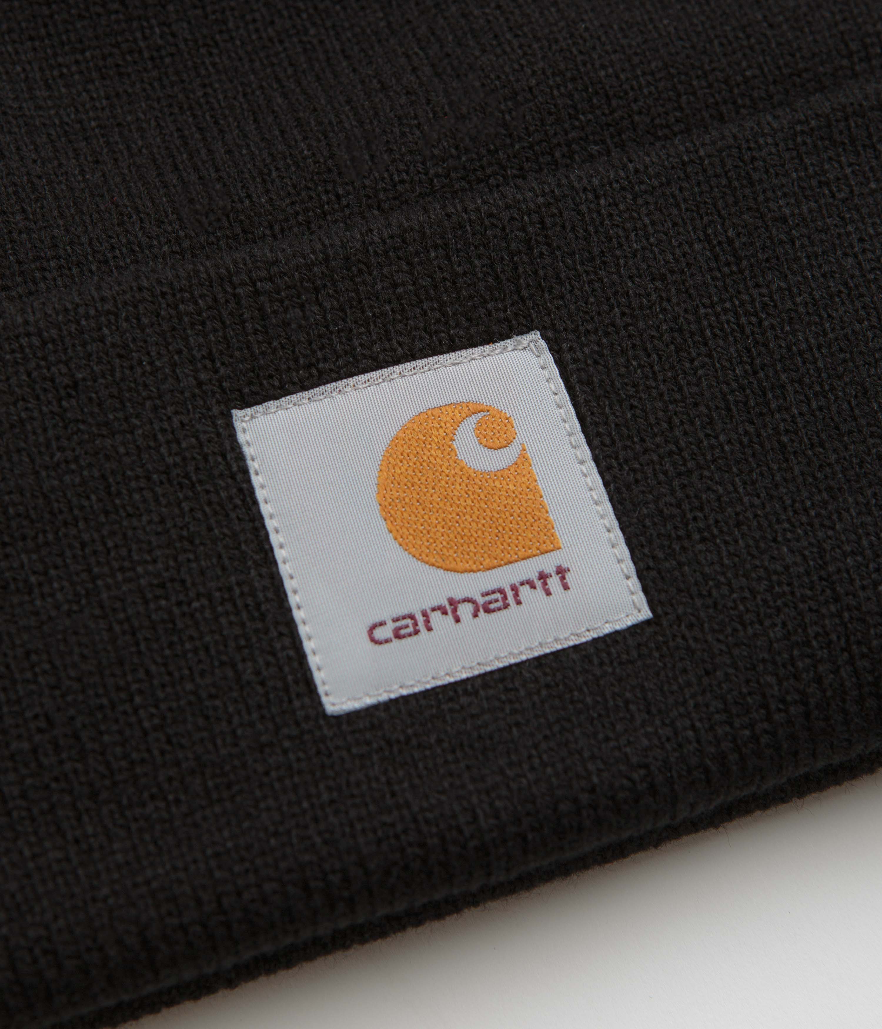 Carhartt Short Watch Beanie - Black - Image 2