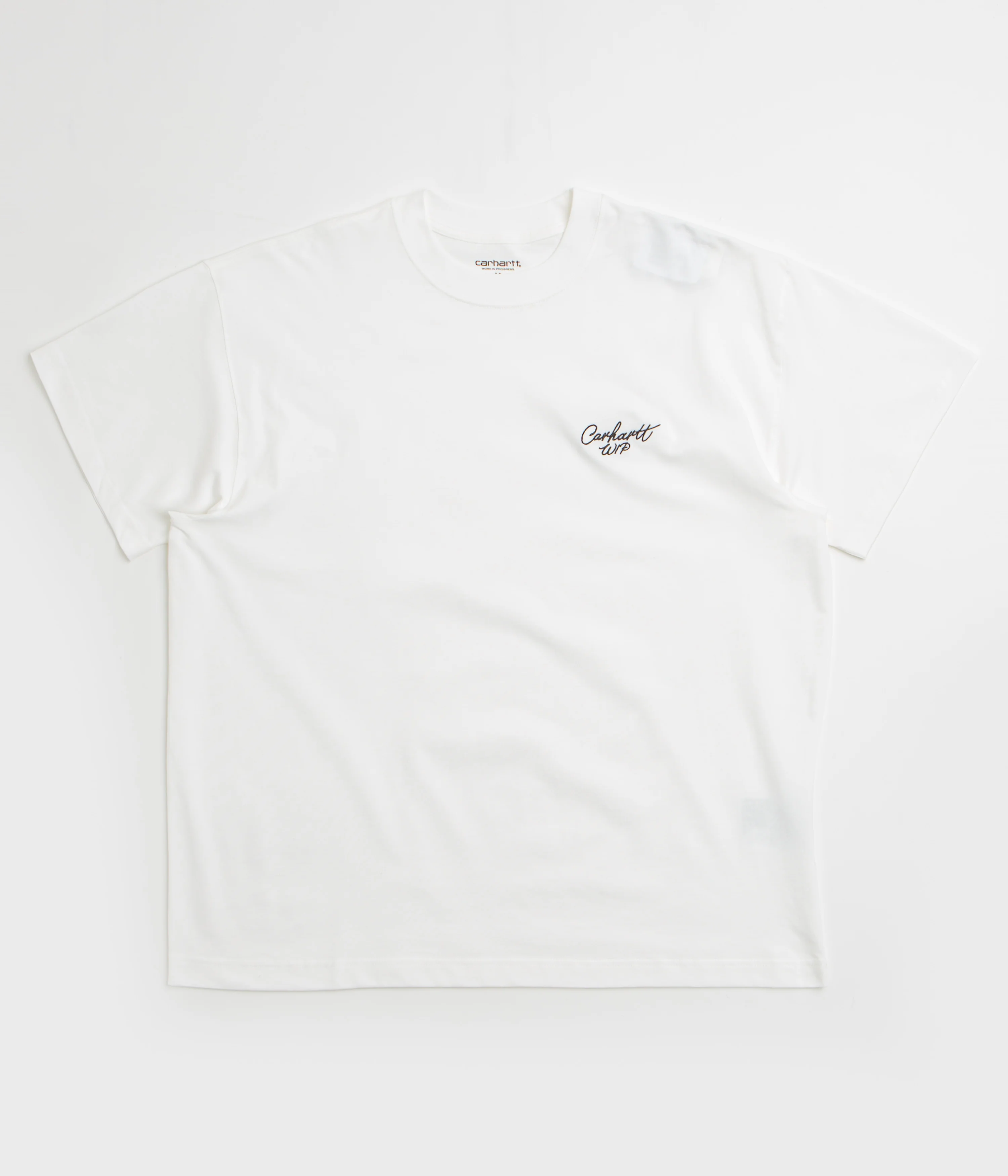 Carhartt Signature Script T-Shirt - White / Black