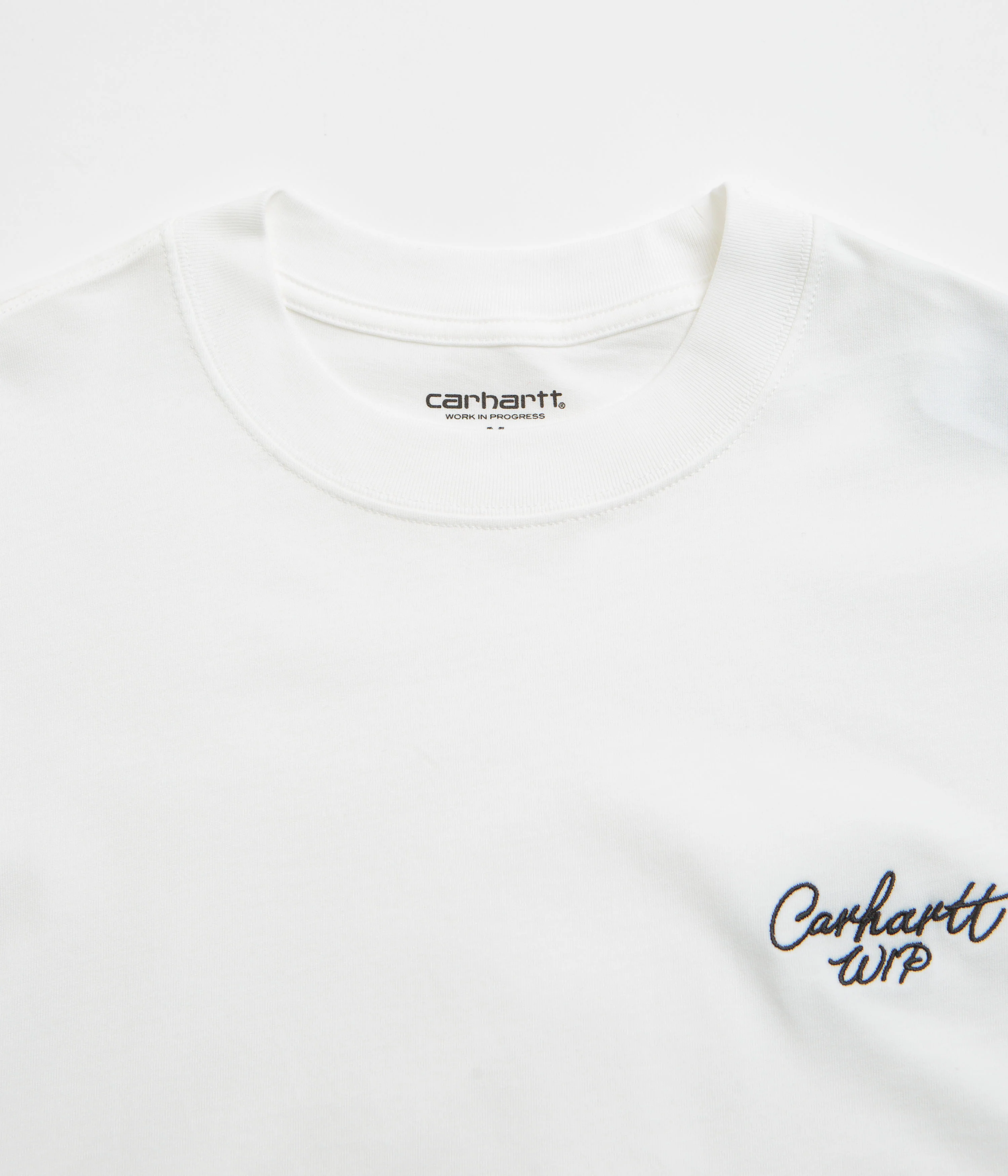 Carhartt Signature Script T-Shirt - White / Black - Image 3