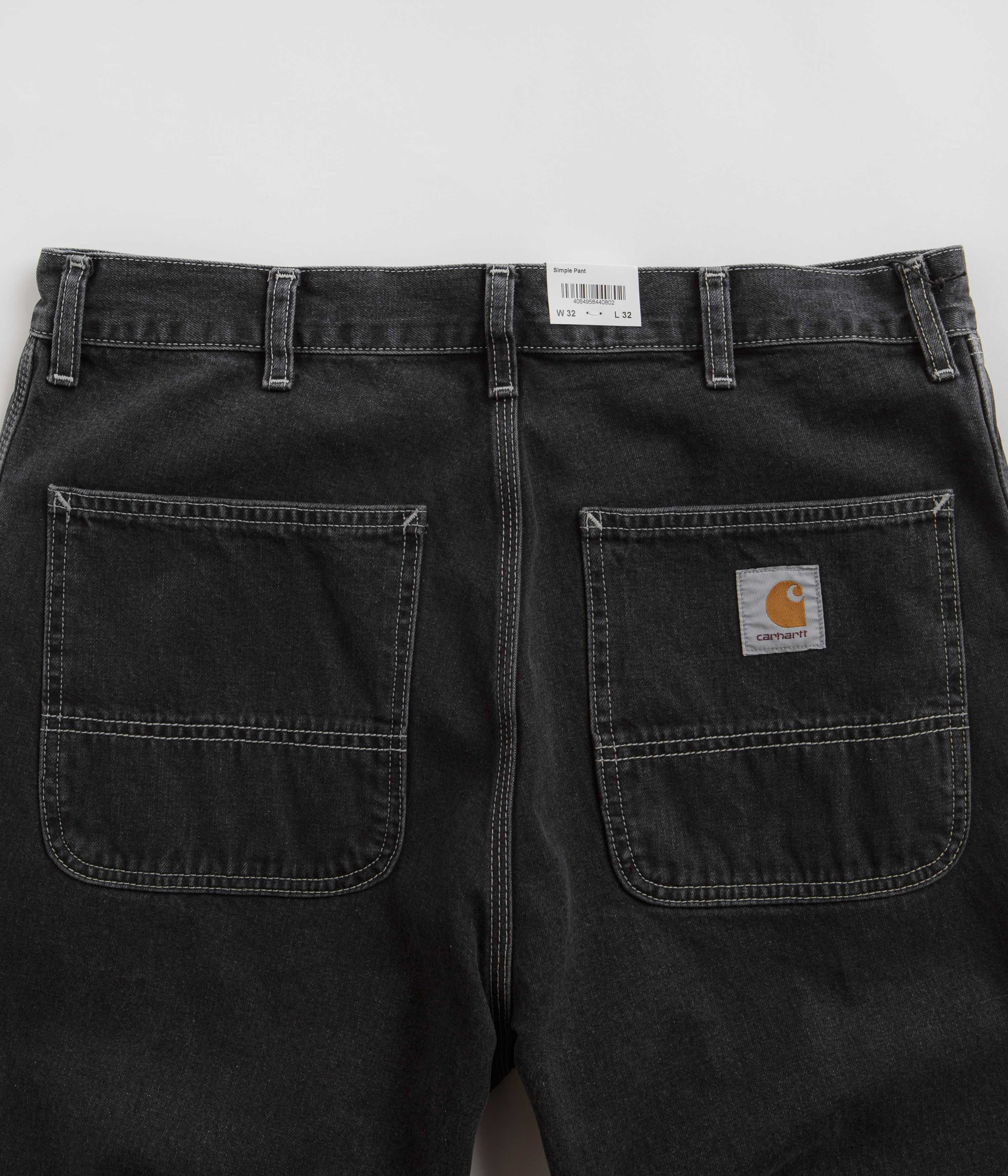 Carhartt Simple Pants - Heavy Stone Washed Black - Image 6