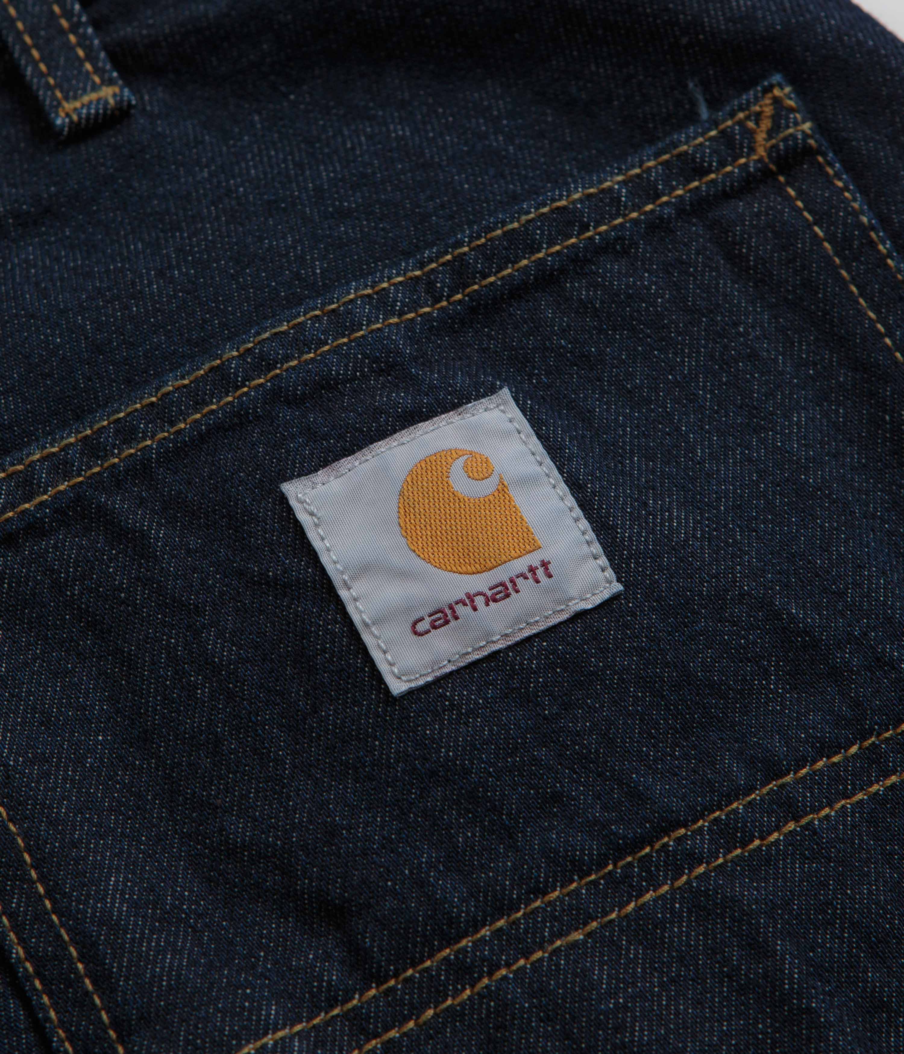 Carhartt Single Knee Shorts - Rinsed Blue - Image 7
