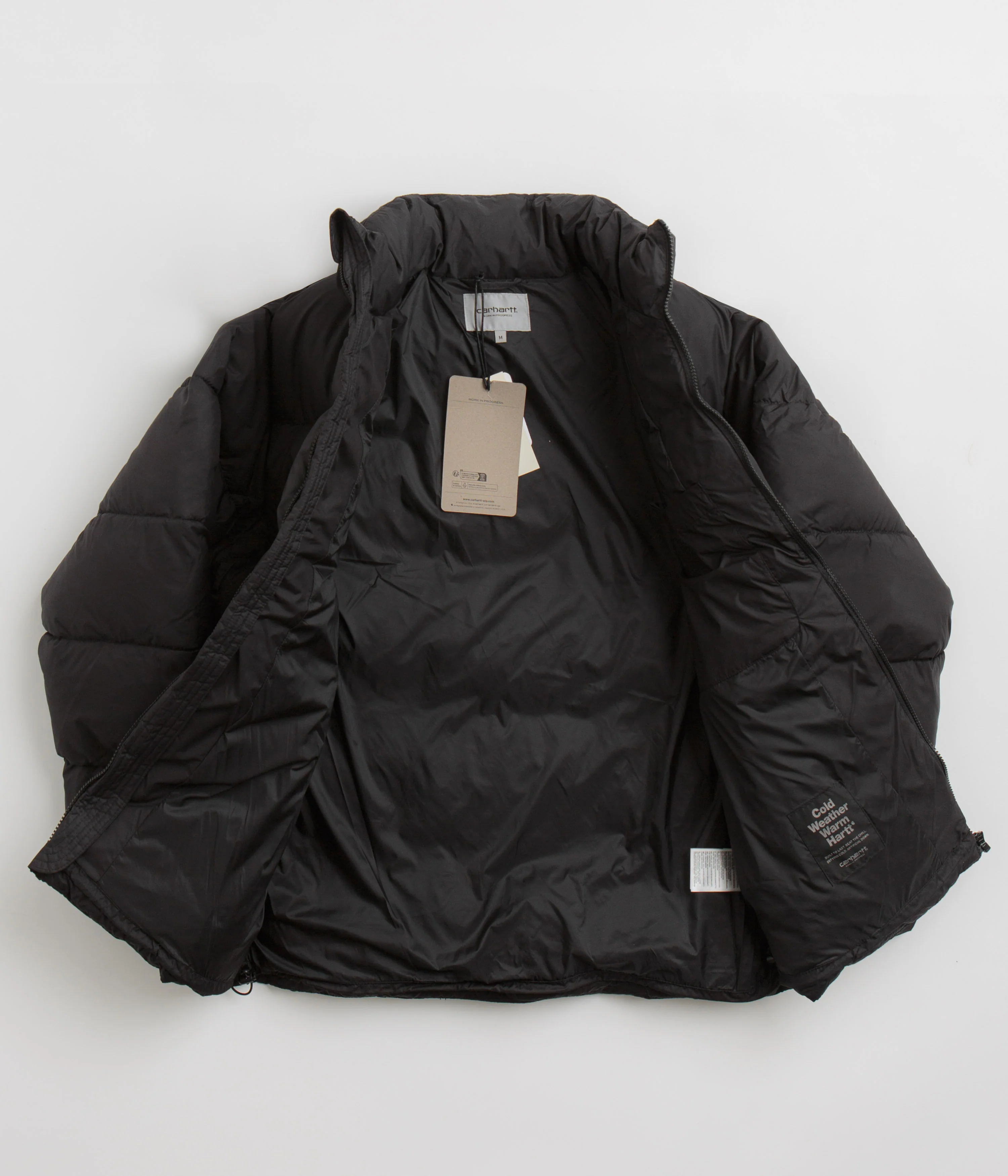 Carhartt Springfield Jacket - Black / Misty Grey - Image 2