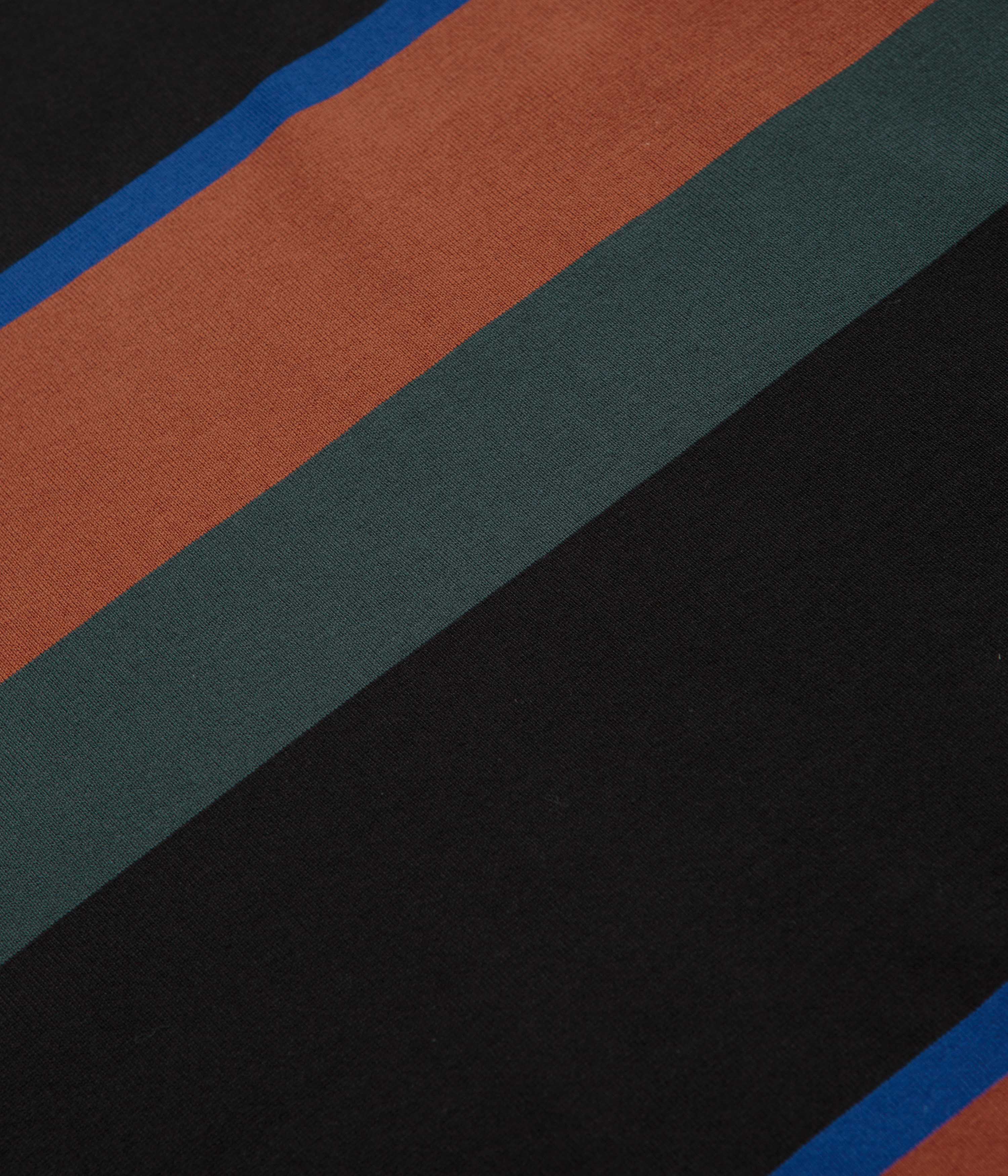 Carhartt Sundling Long Sleeve T-Shirt - Sundling Stripe / Deep Hamilton Brown - Image 3