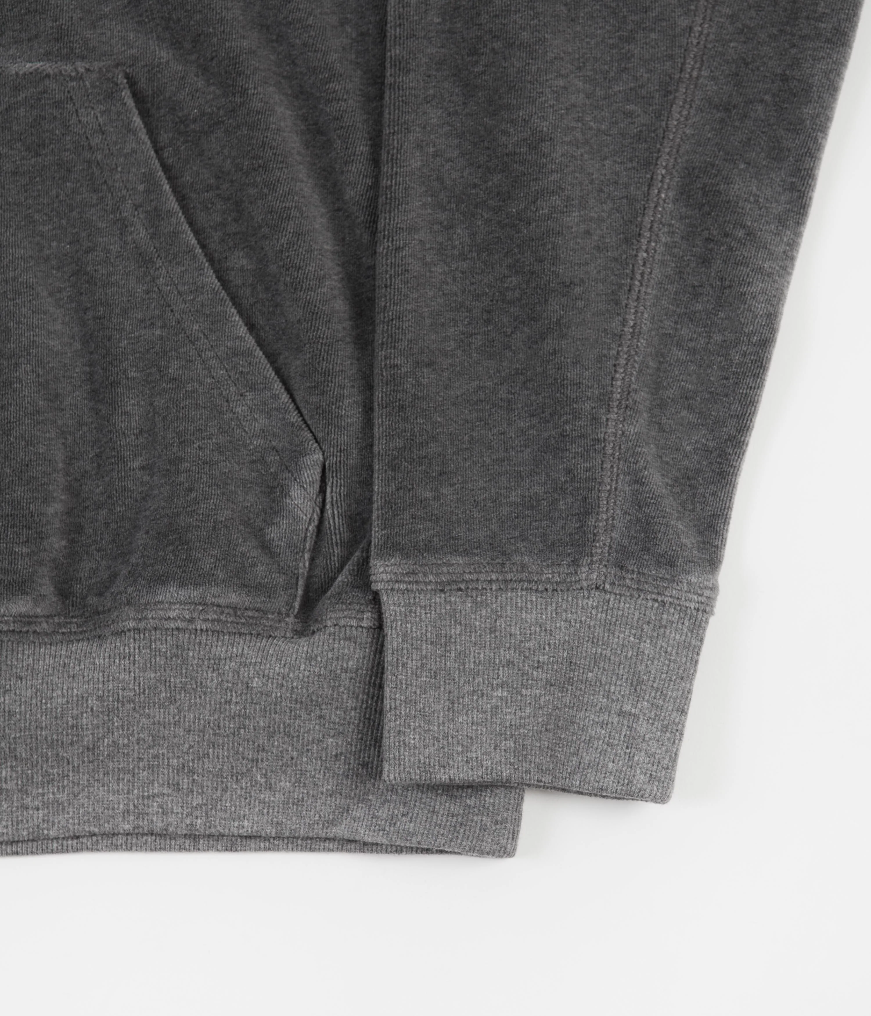 Carhartt United Script Hoodie - Dark Grey Heather - Image 2
