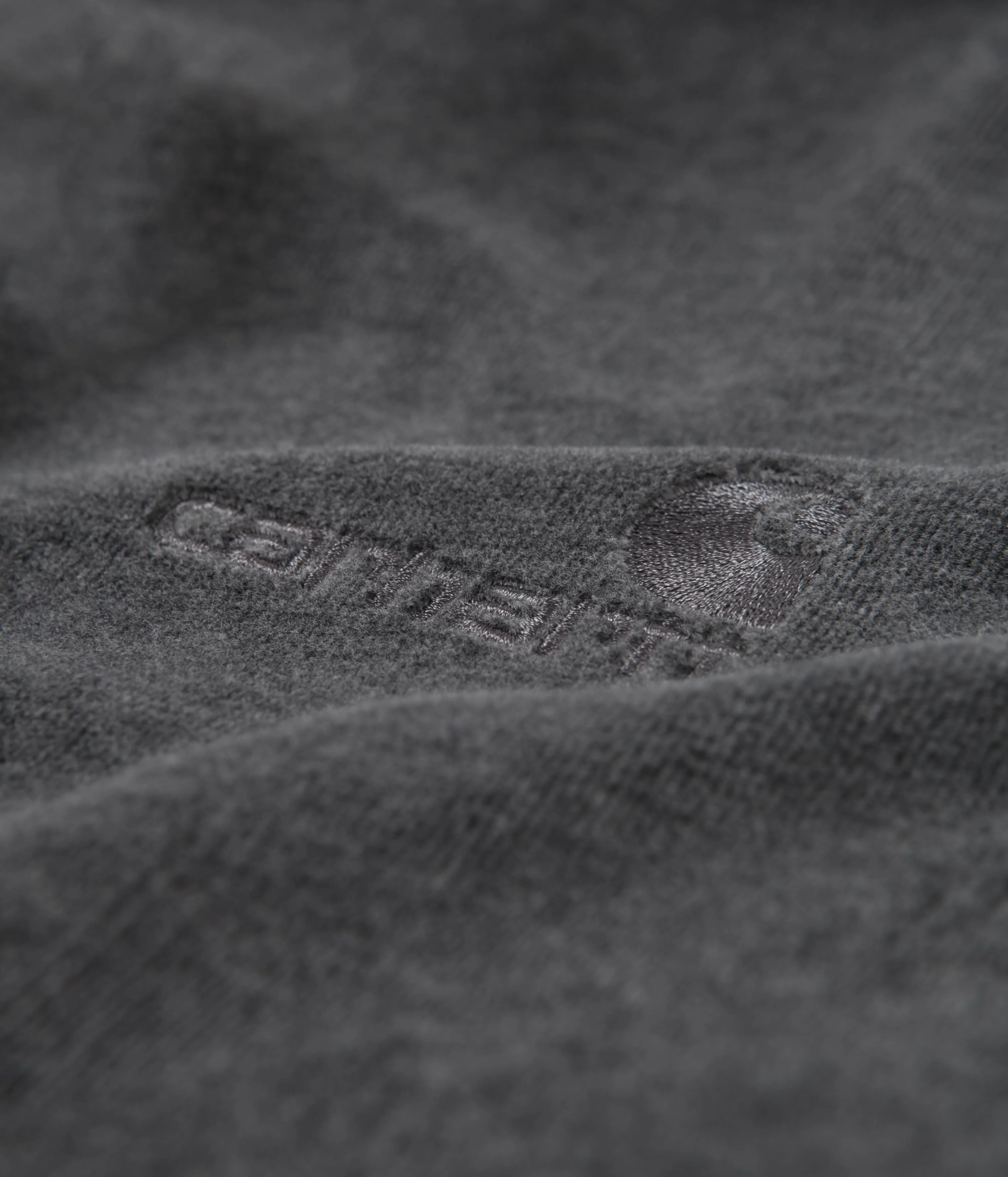 Carhartt United Script Hoodie - Dark Grey Heather - Image 3