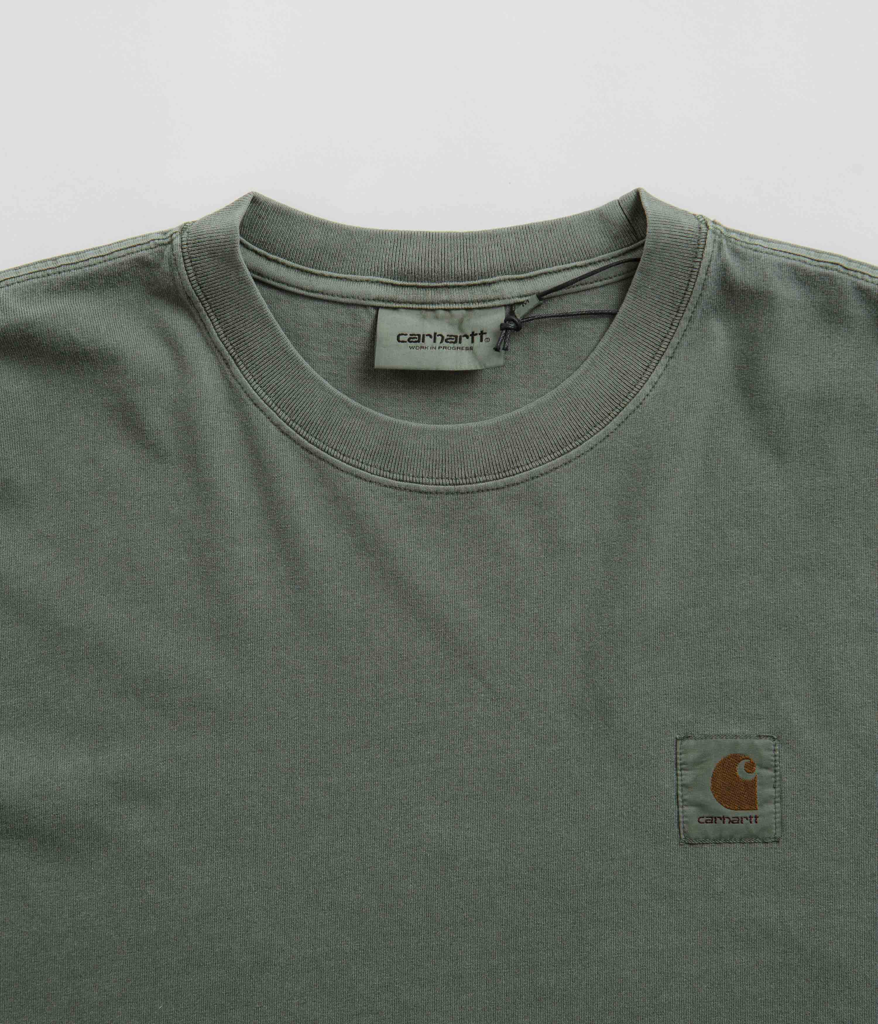 Carhartt Vista Long Sleeve T-Shirt - Smoke Green - Image 4