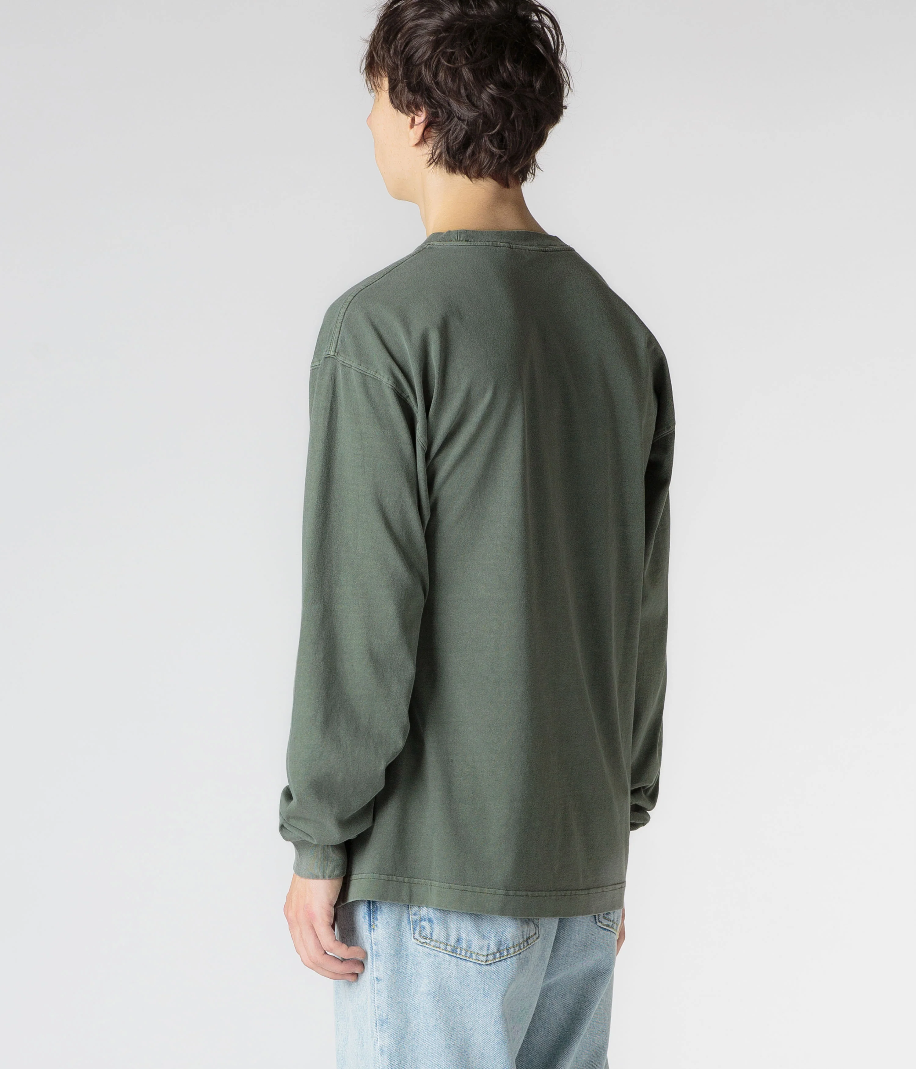 Carhartt Vista Long Sleeve T-Shirt - Smoke Green - Image 7