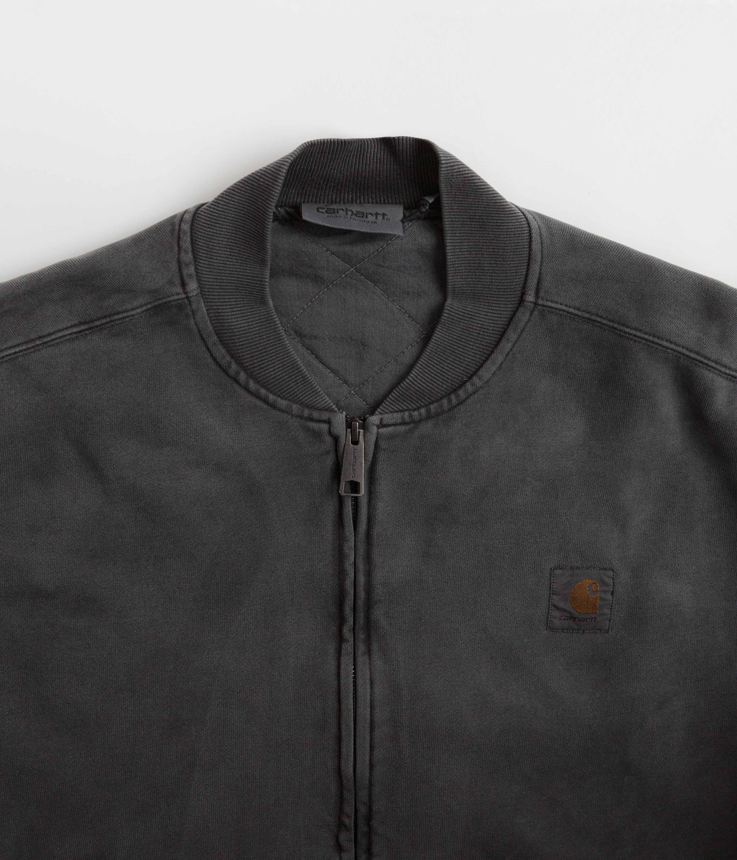 Carhartt Vista Sweat Bomber Jacket - Vulcan - Image 4