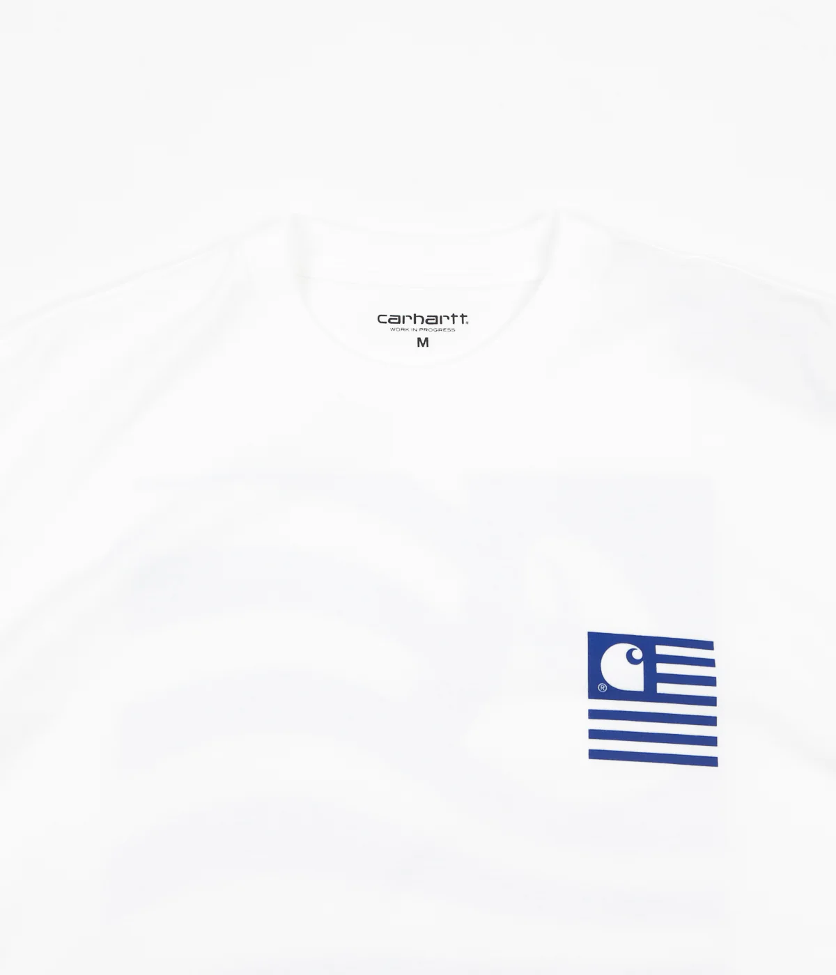 Carhartt Waving State Flag T-Shirt - White / Lapis - Image 2