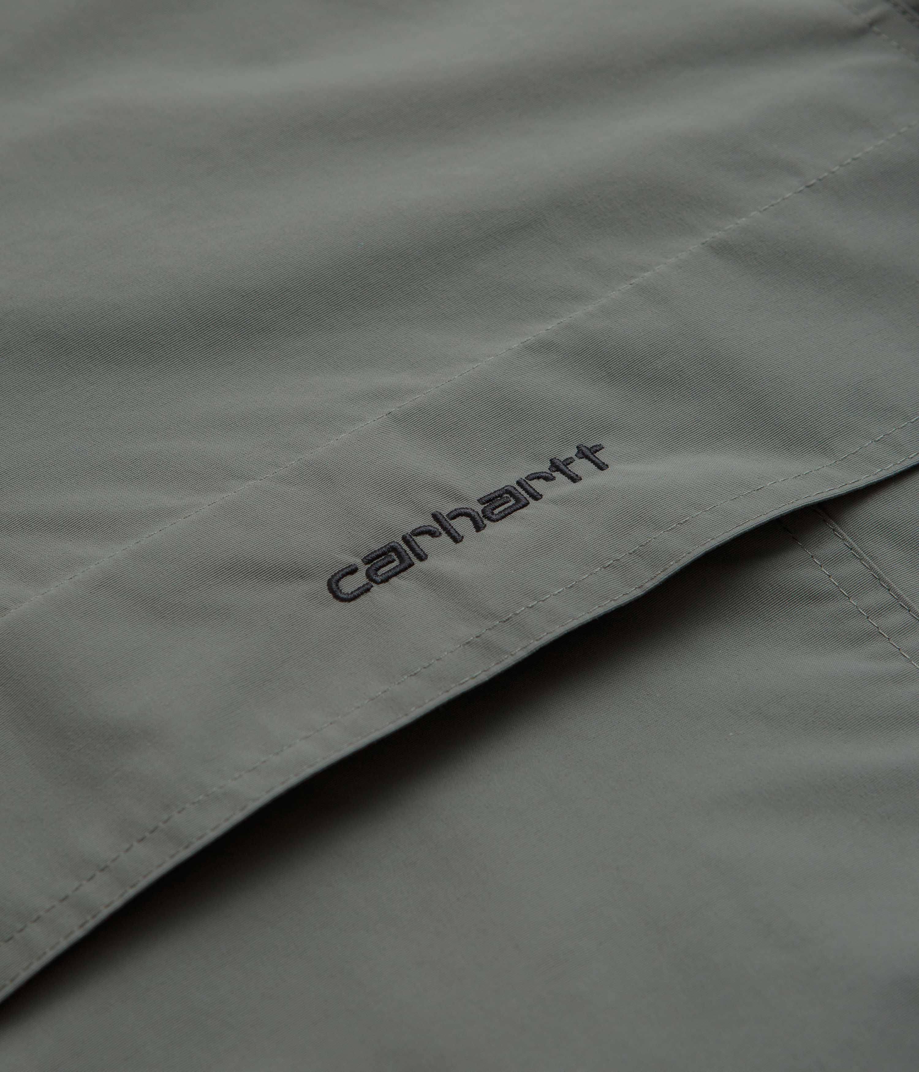 Carhartt Windbreaker Pullover Jacket - Smoke Green / Black - Image 3