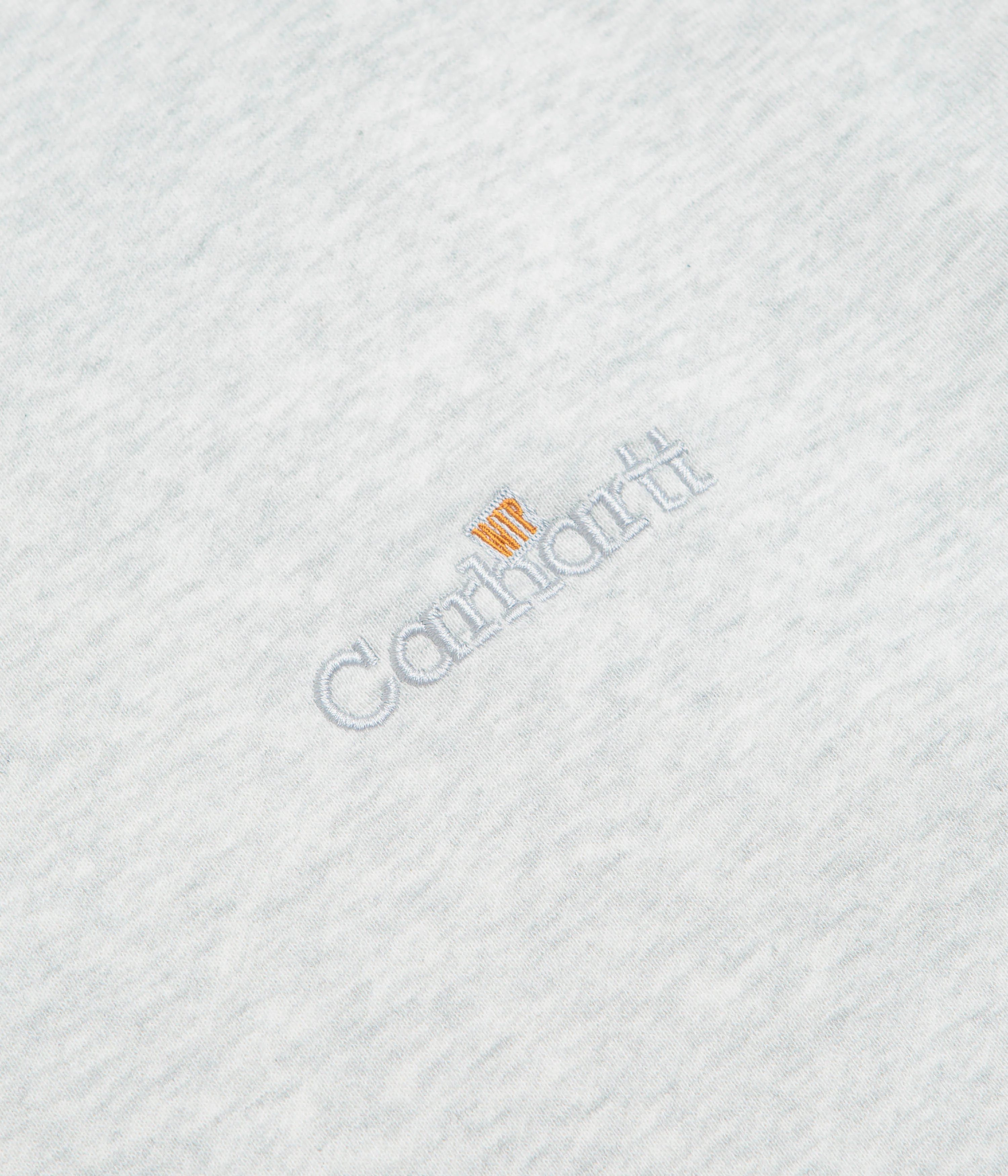Carhartt WIP Label Polo Sweatshirt - Ash Heather - Image 3