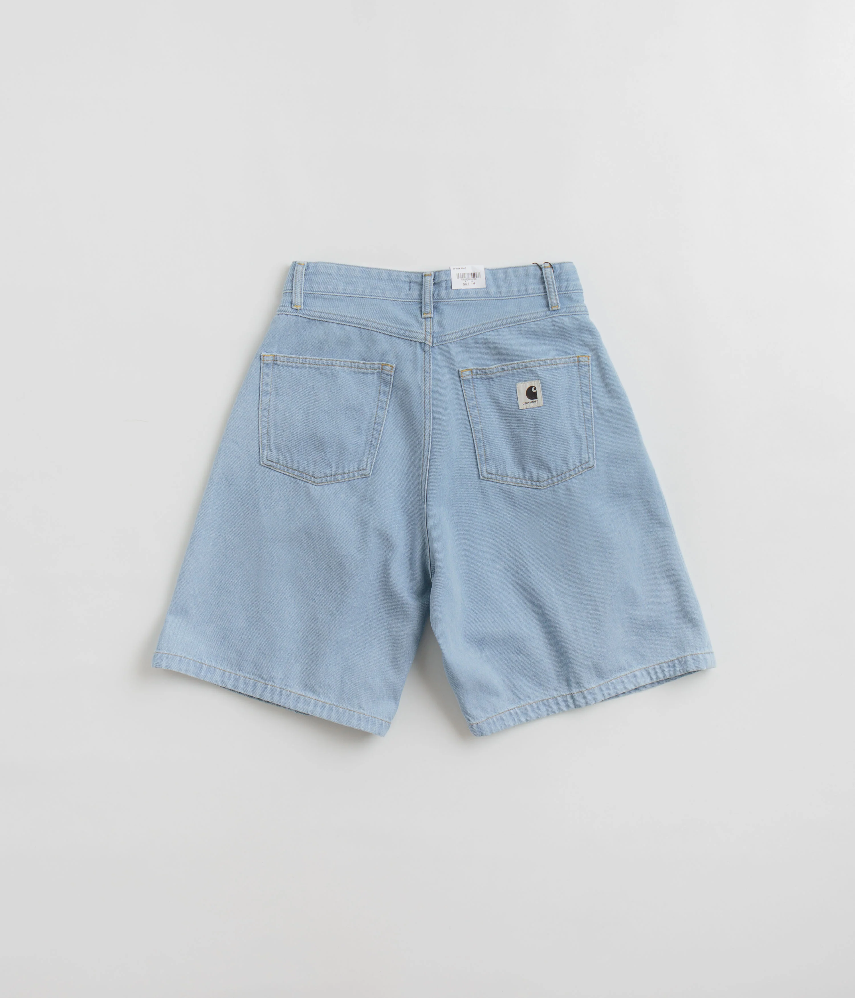 Carhartt Womens Alta Shorts - Stone Bleached Blue - Image 3