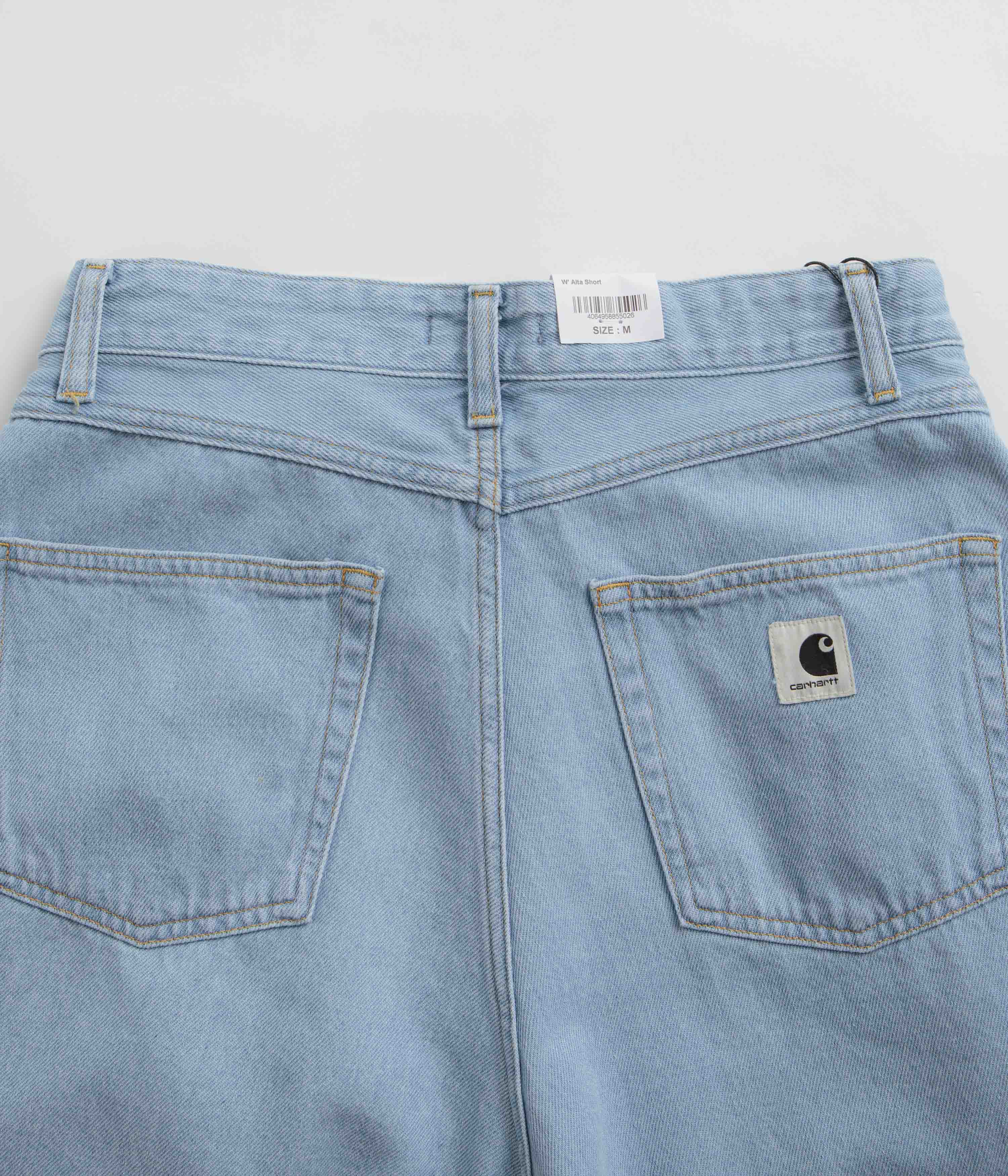 Carhartt Womens Alta Shorts - Stone Bleached Blue - Image 6