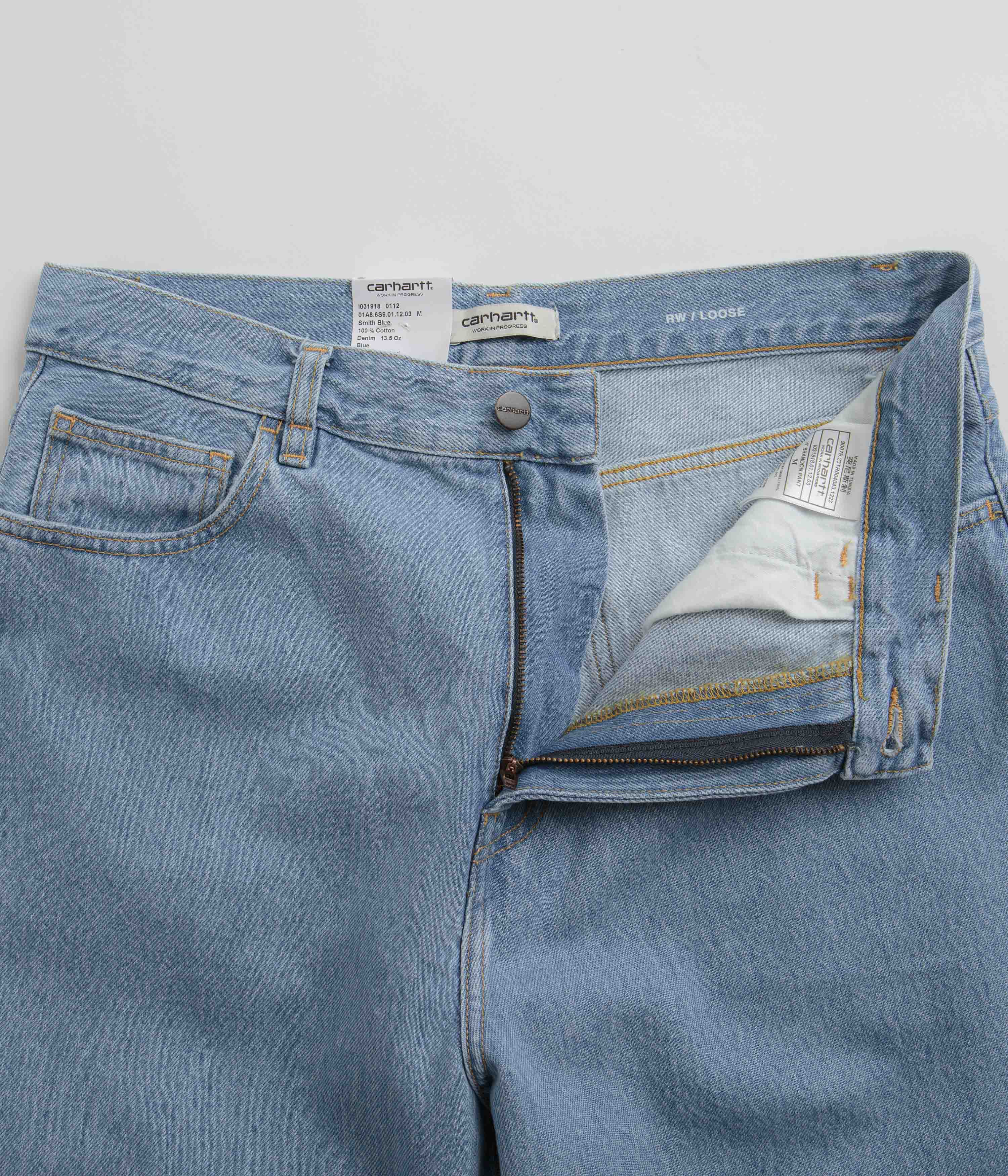 Carhartt Womens Brandon Pants - Stone Bleached Blue - Image 5