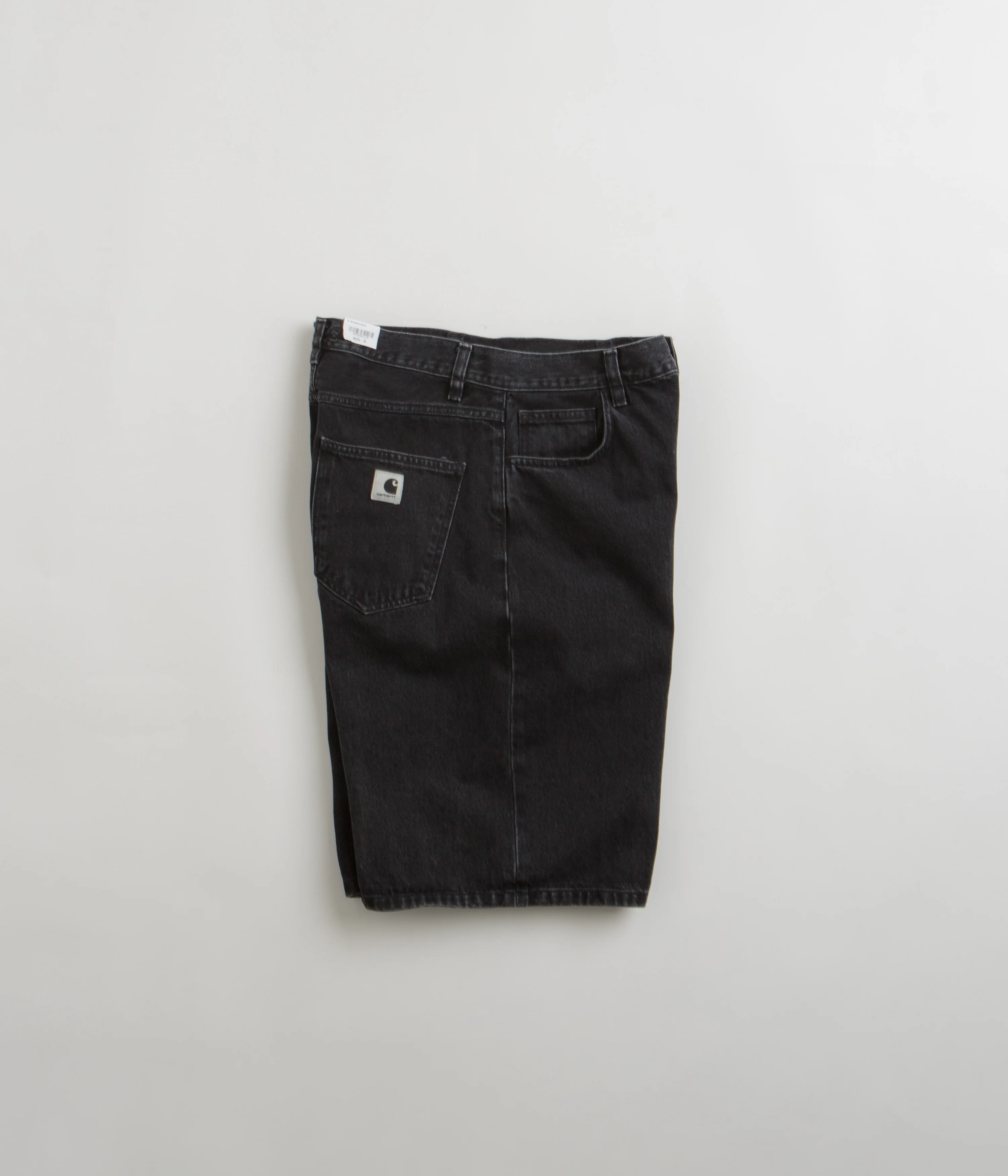 Carhartt Womens Brandon Shorts - Black Stone Washed - Image 2