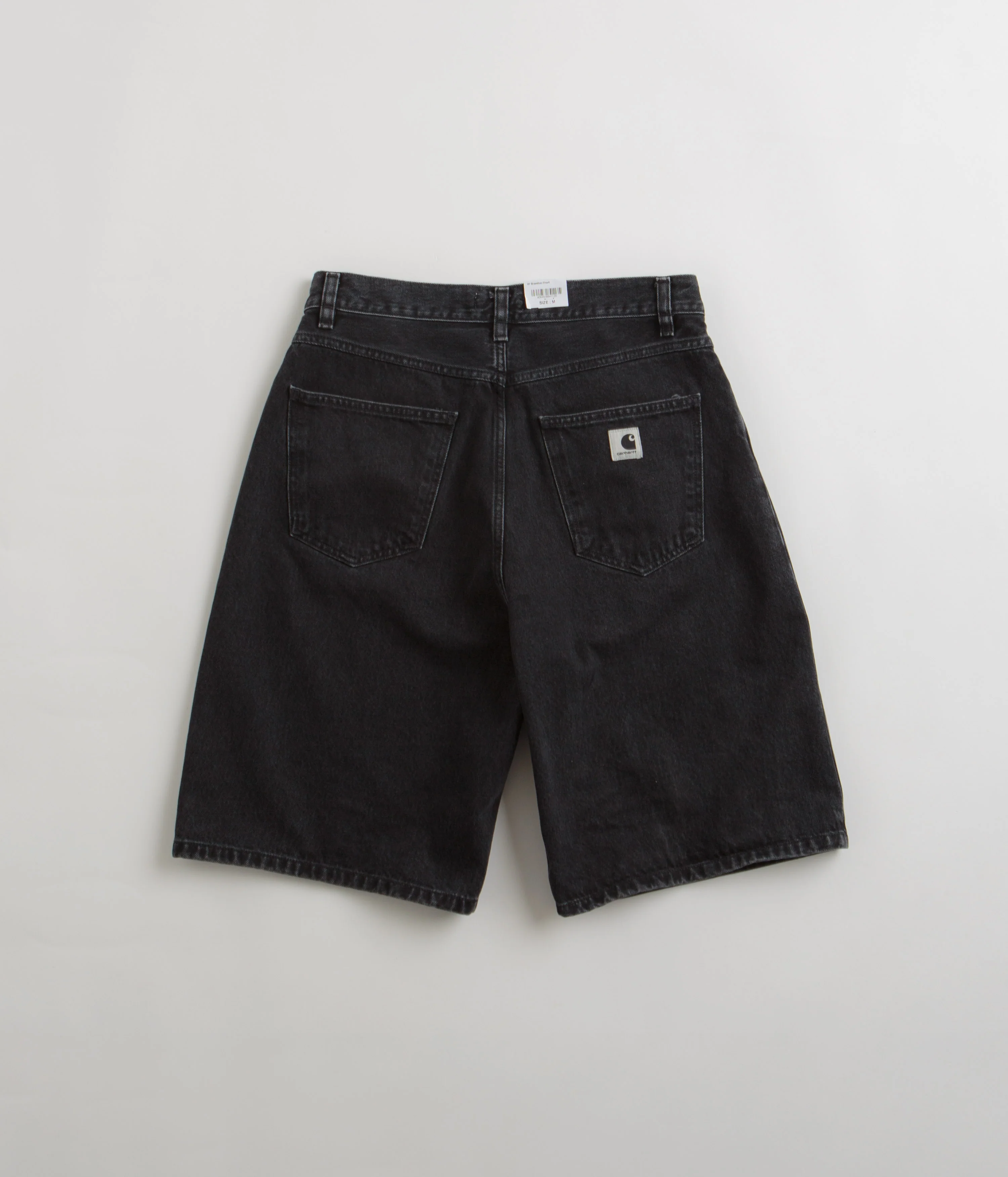 Carhartt Womens Brandon Shorts - Black Stone Washed - Image 3