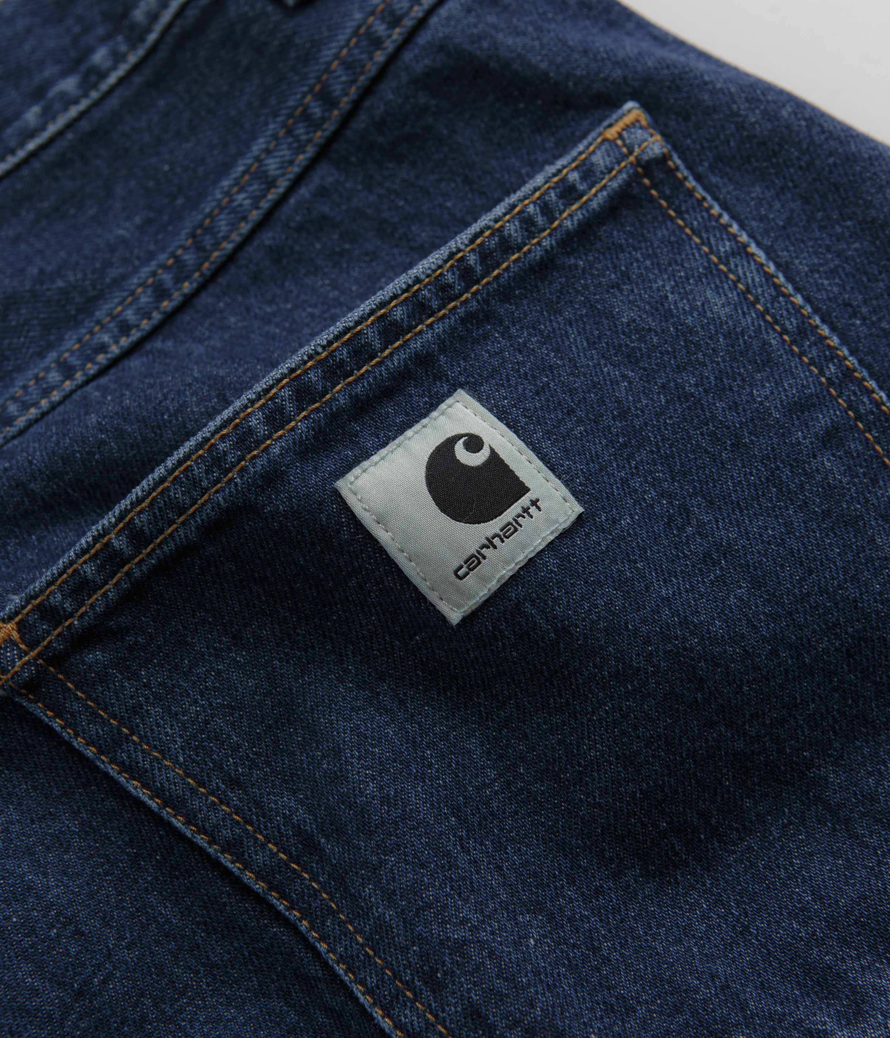 Carhartt Womens Brandon Shorts - Blue Stone Washed - Image 7