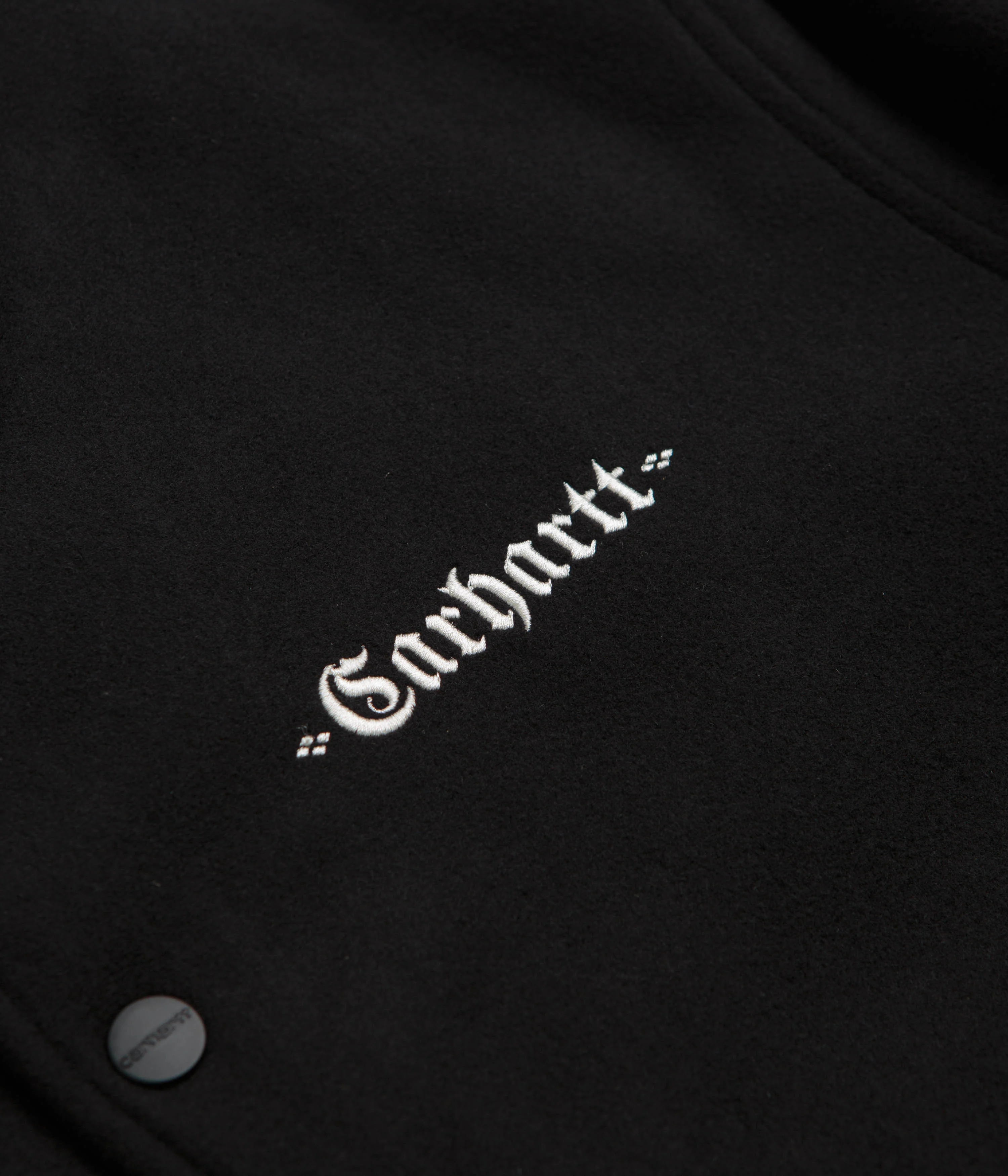 Carhartt Wool Coach Jacket - Black / Wax - Image 4
