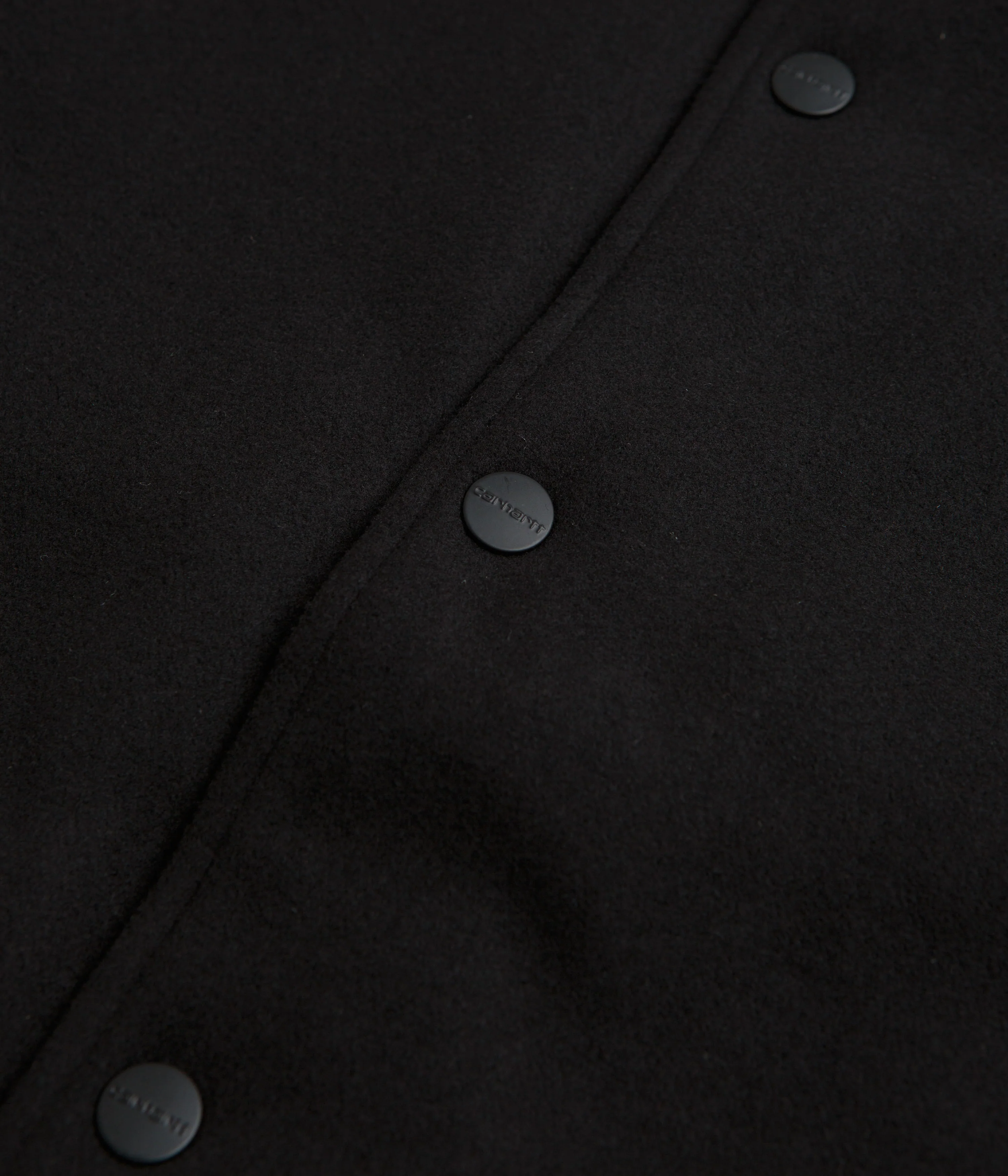 Carhartt Wool Coach Jacket - Black / Wax - Image 6