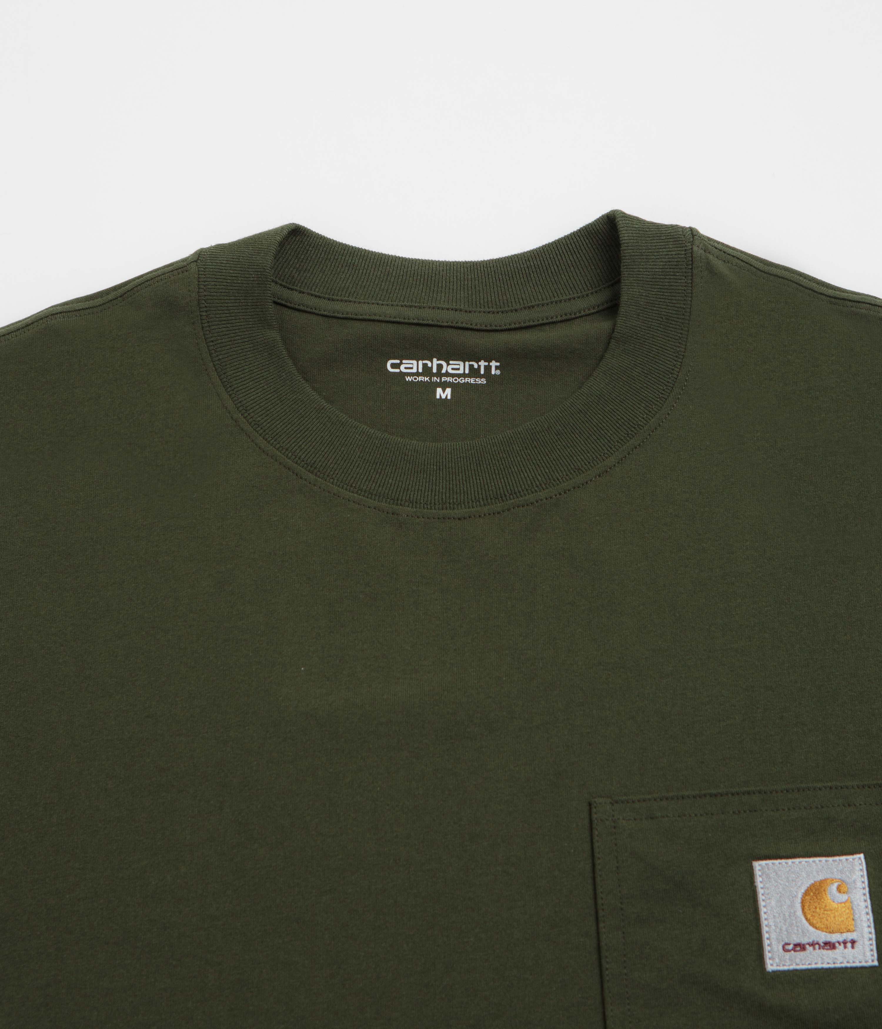Carhartt Work Pocket T-Shirt - Olive - Image 2
