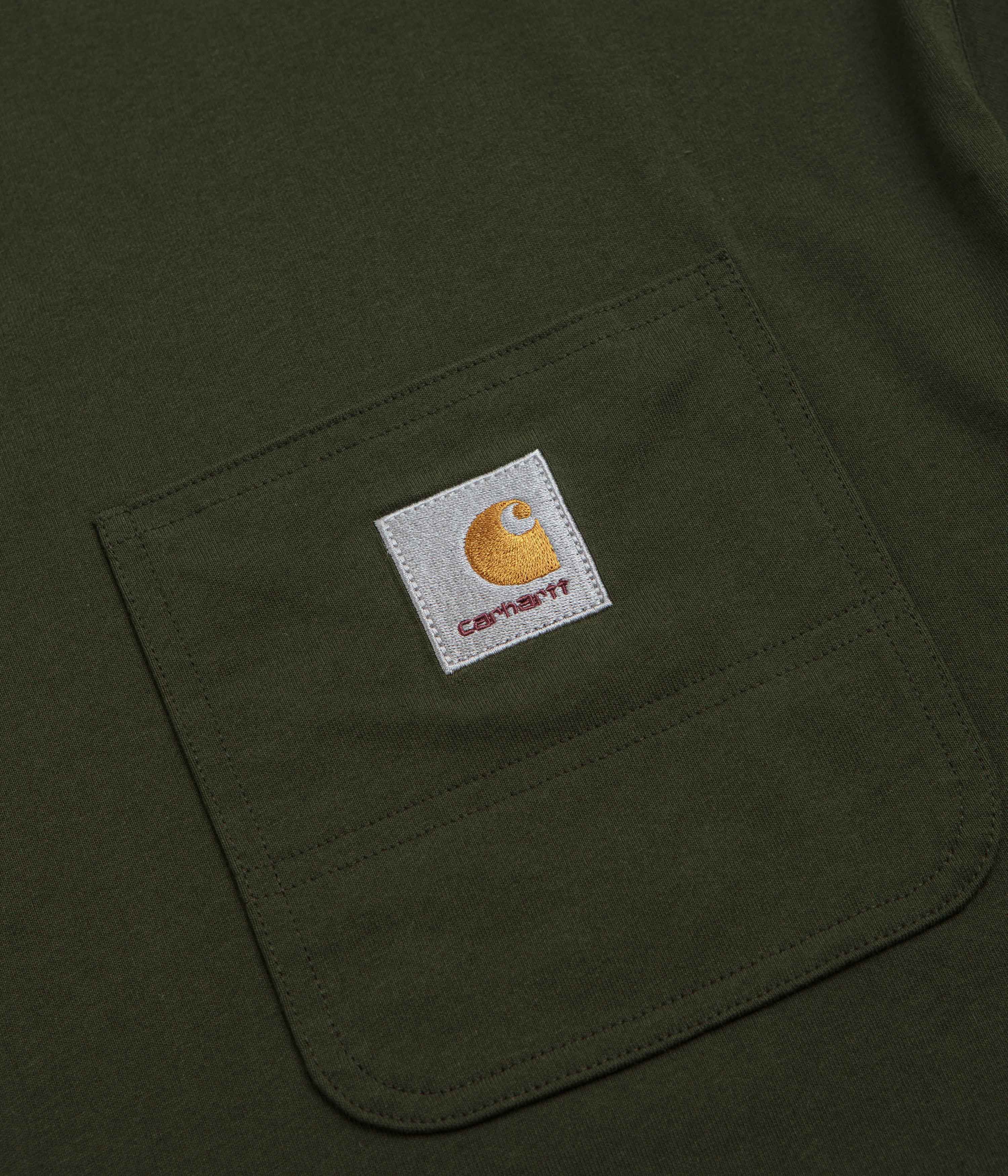 Carhartt Work Pocket T-Shirt - Olive - Image 3