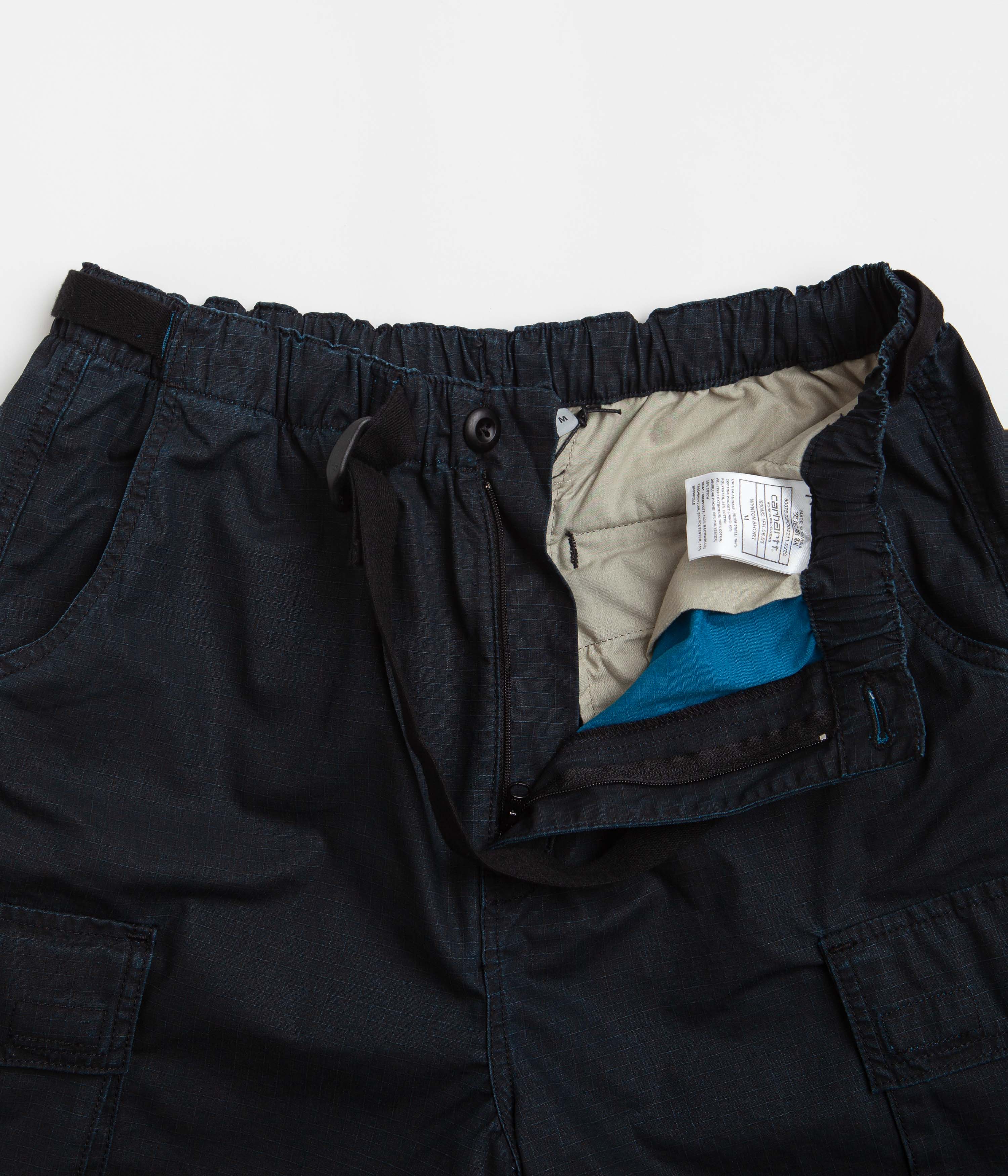 Carhartt Wynton Shorts - Black / Amalfi - Image 5