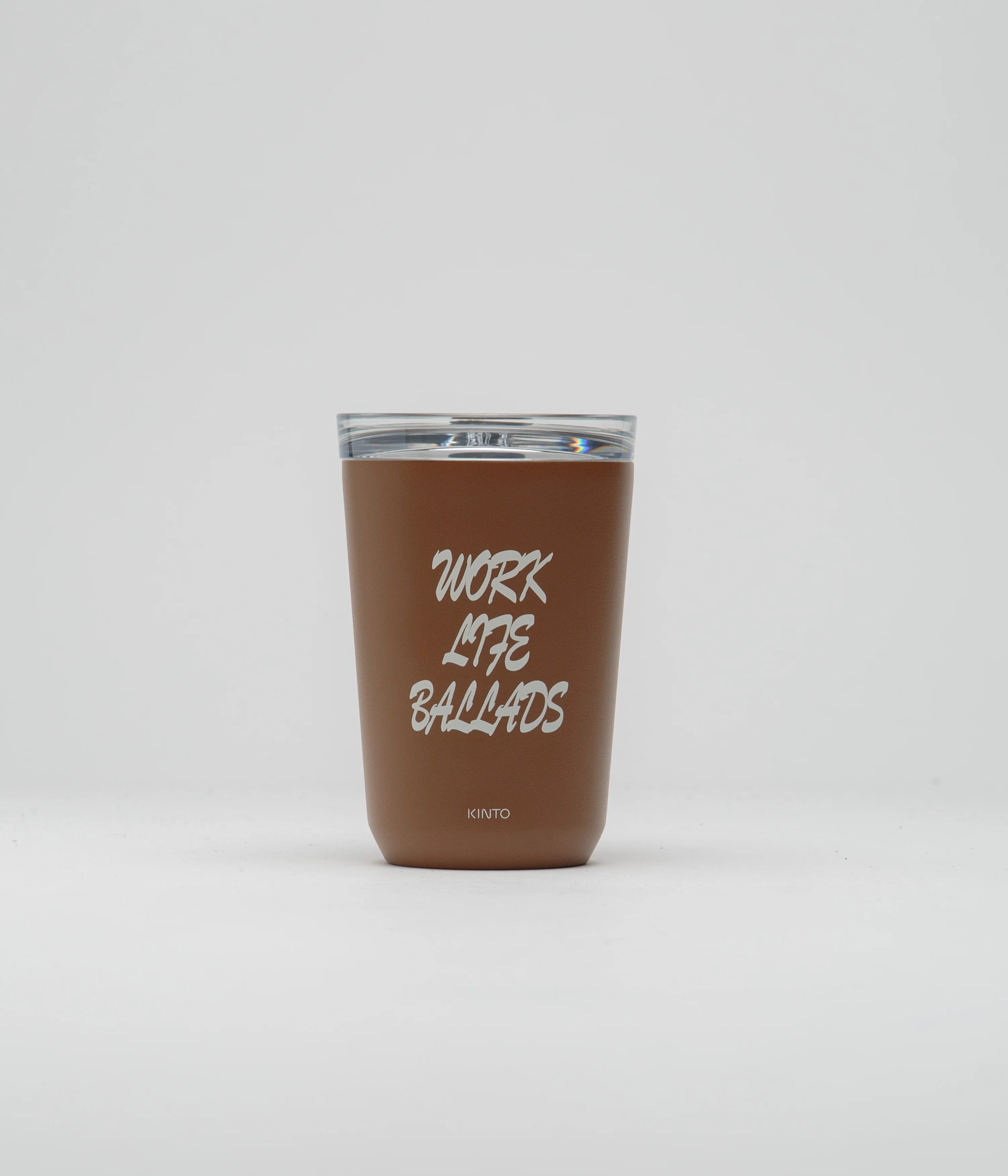 Carhartt x Kinto Work Varsity To Go Tumbler - Stainless Steel / Deep Hamilton Brown - Image 2