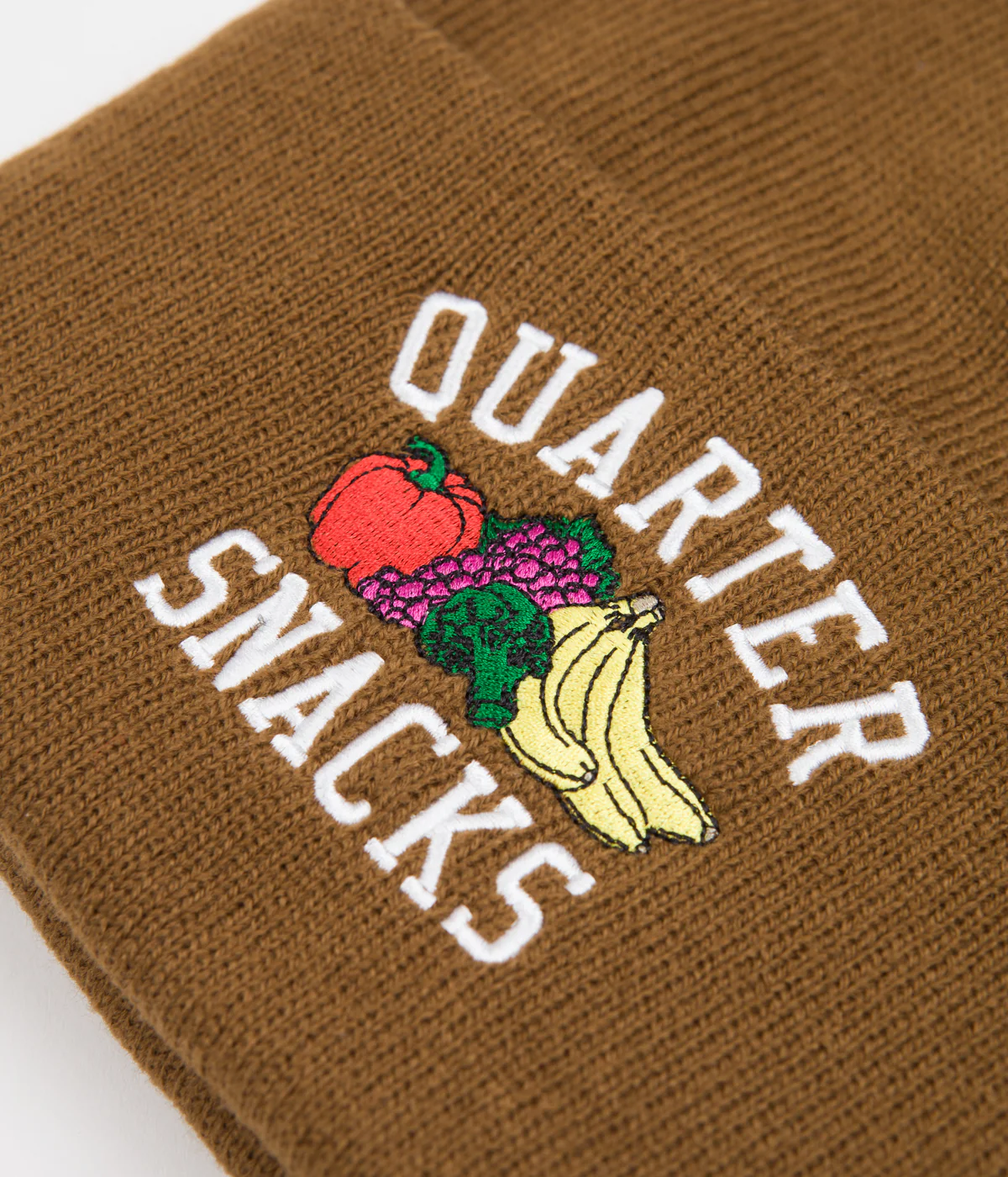 Carhartt x Quartersnacks Acrylic Watch Hat Beanie - Hamilton Brown - Image 3