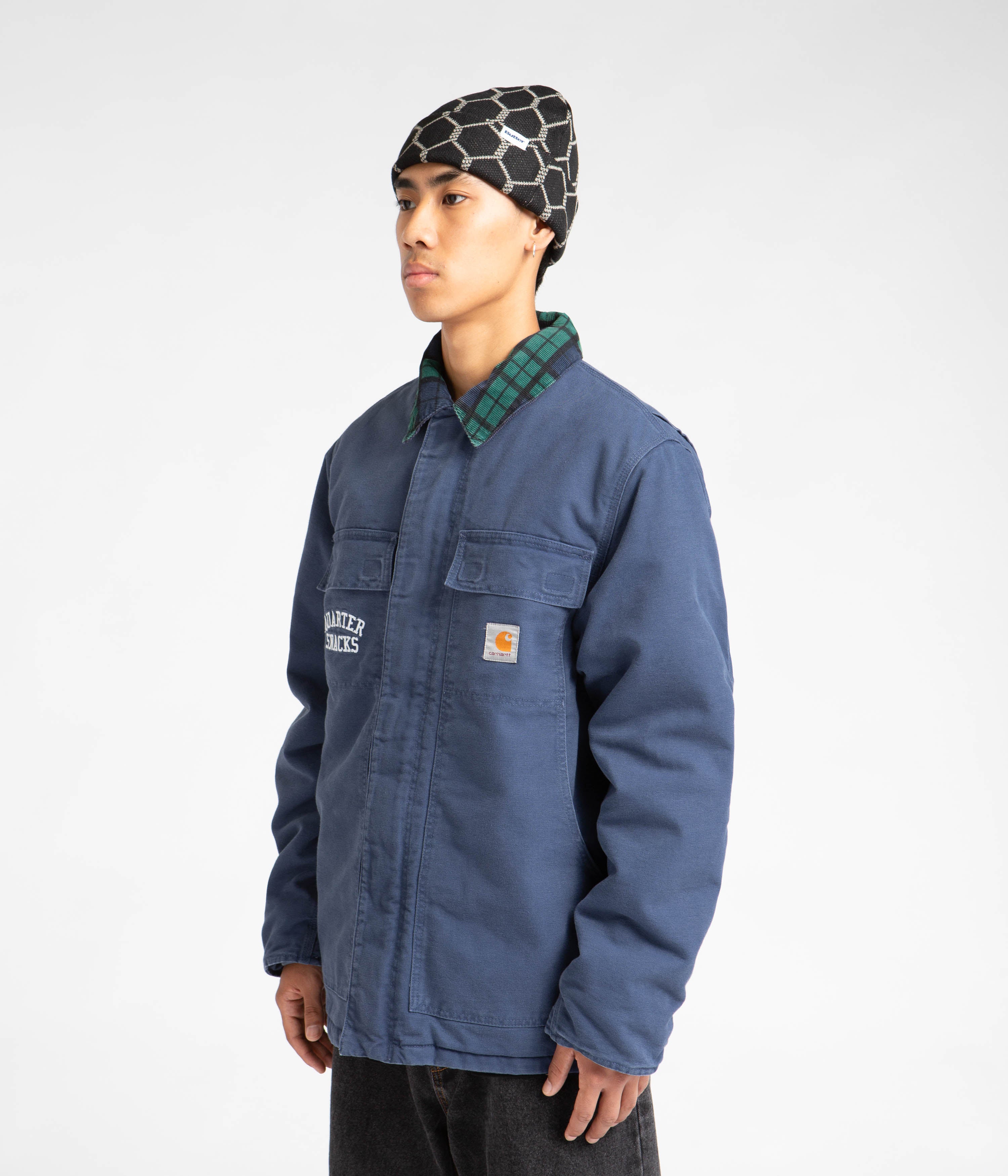 Carhartt x Quartersnacks OG Arctic Coat - Blue - Image 2
