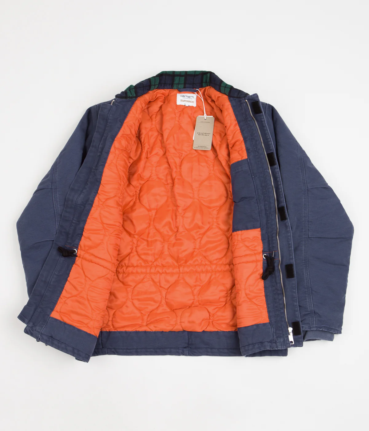 Carhartt x Quartersnacks OG Arctic Coat - Blue - Image 9
