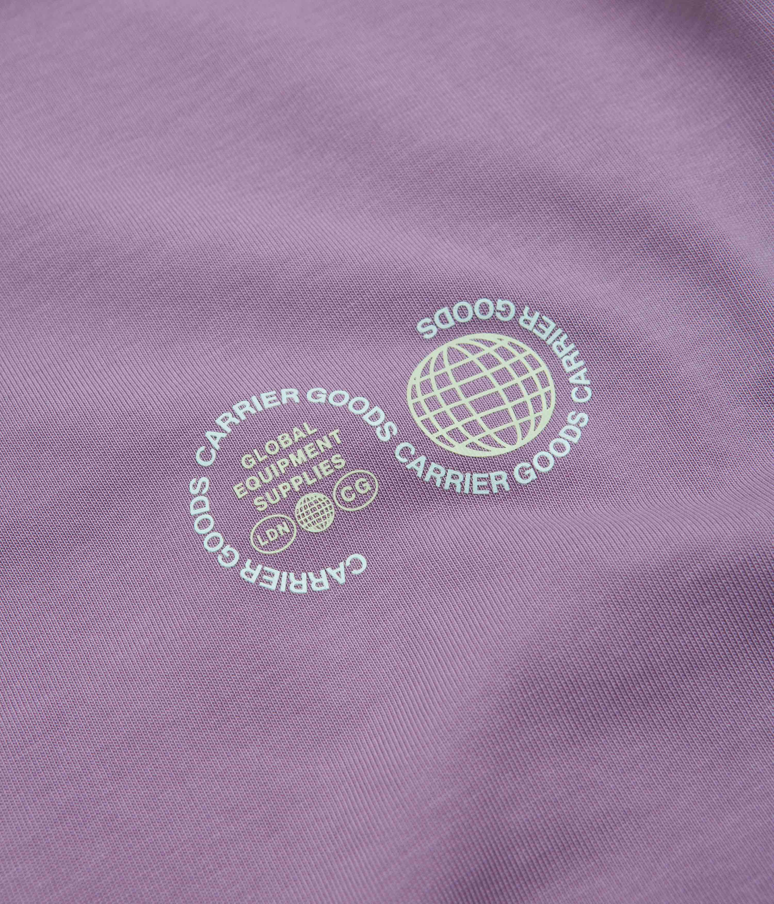 Carrier Goods Globe T-Shirt - Purple Sage - Image 3