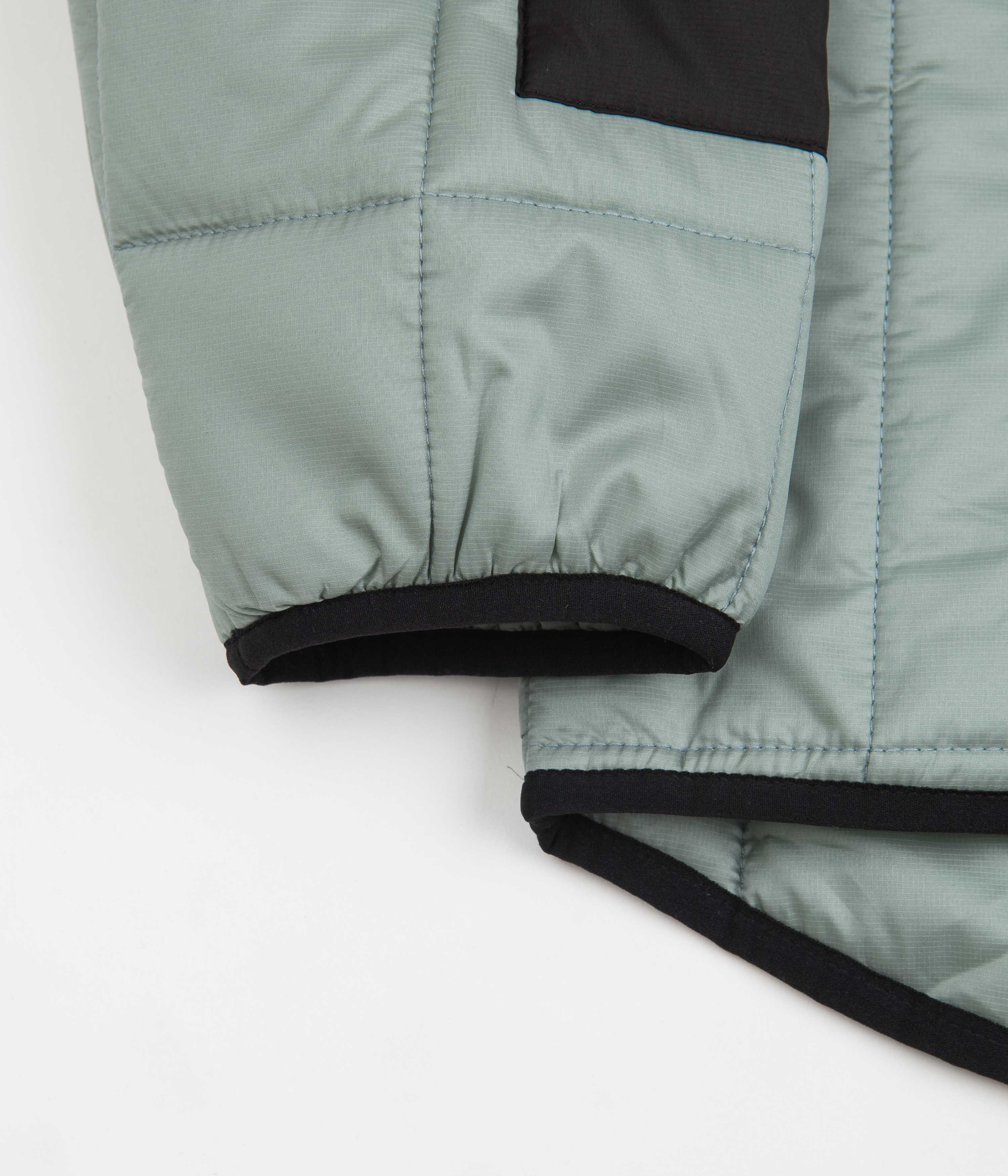 Carrier Goods Quilted Zip Through Jacket - Sage - Image 3