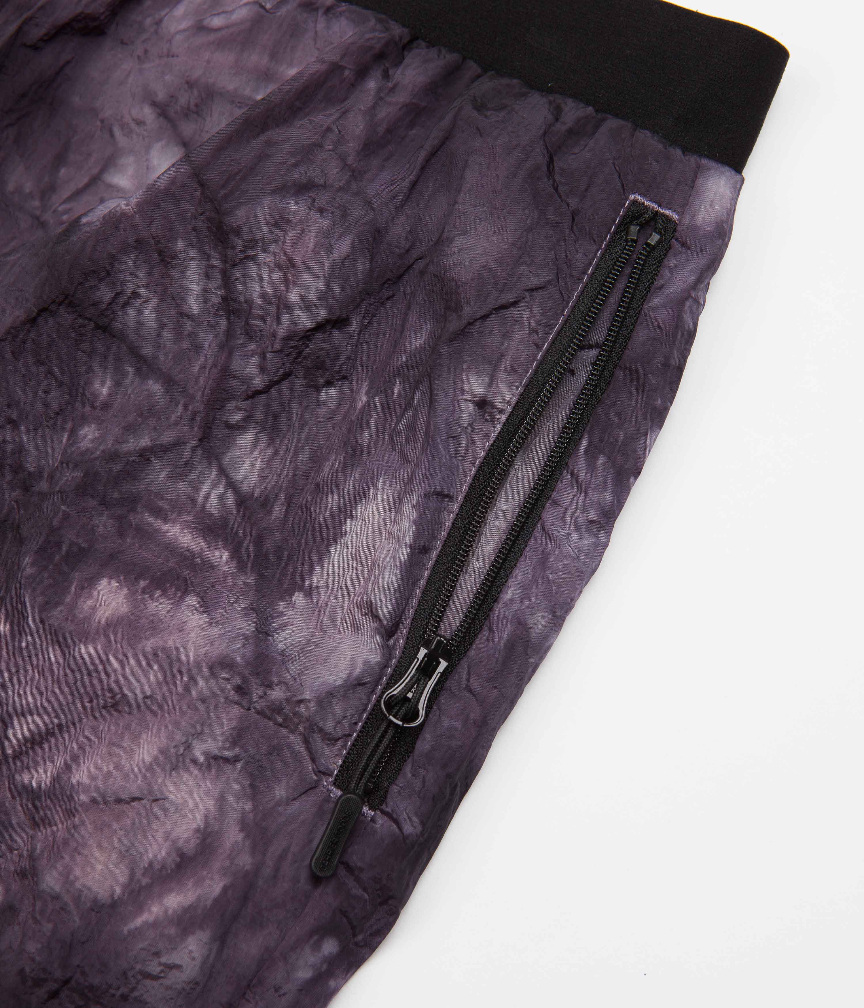 Carrier Goods Tie Dye Trail Runner Shorts - Purple - Image 3