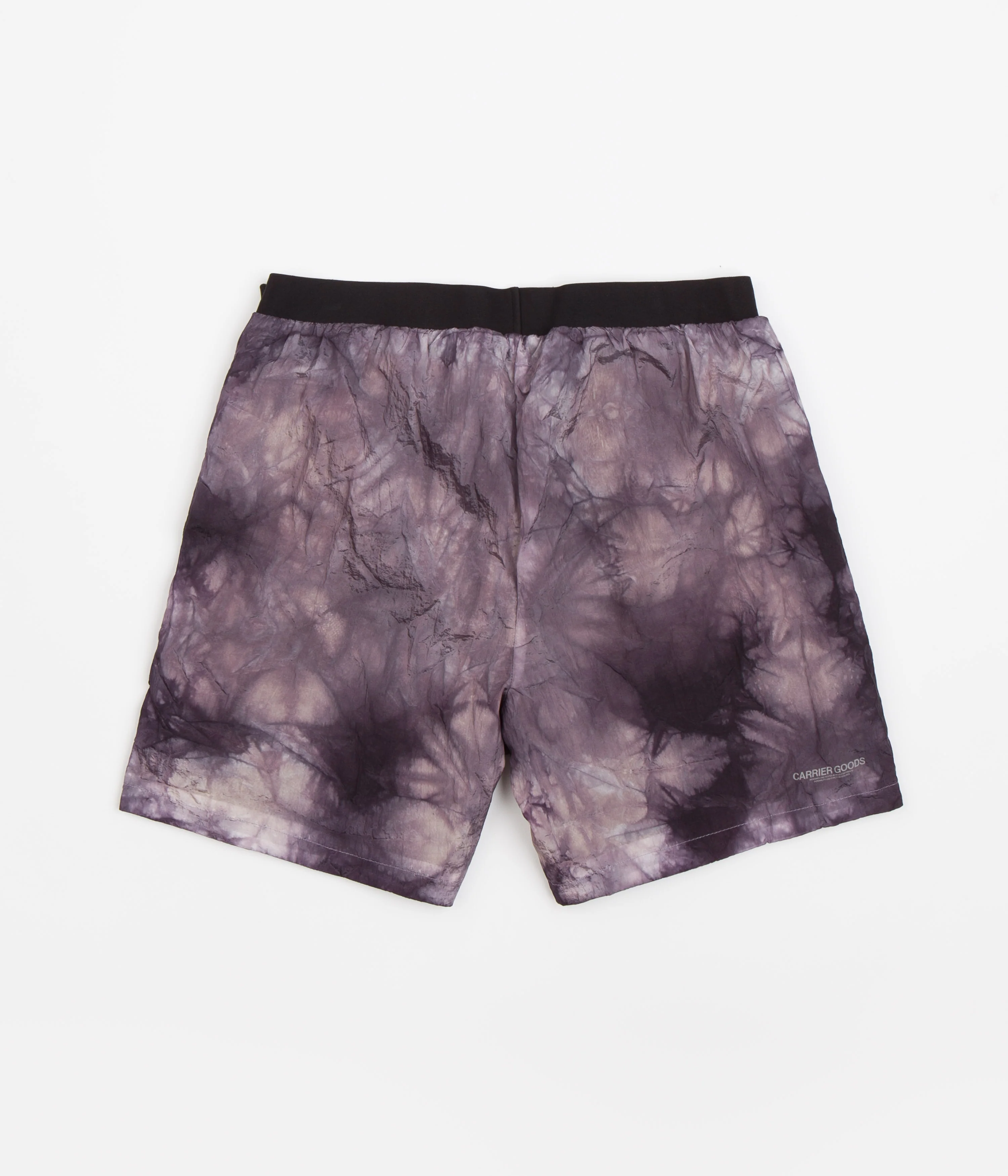 Carrier Goods Tie Dye Trail Runner Shorts - Purple - Image 4