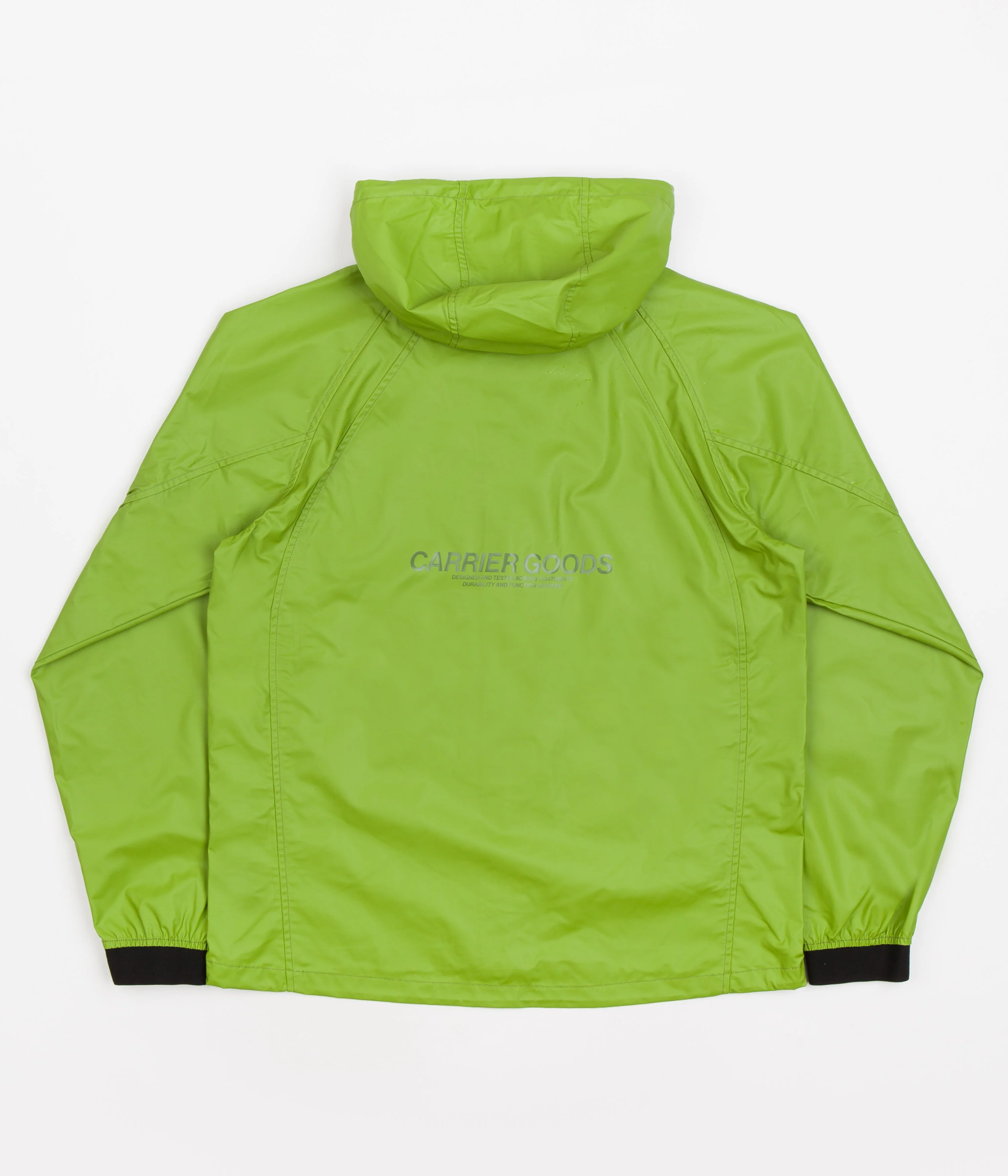 Carrier Goods Waxed Elements Full Zip Jacket - Lima Bean - Image 2