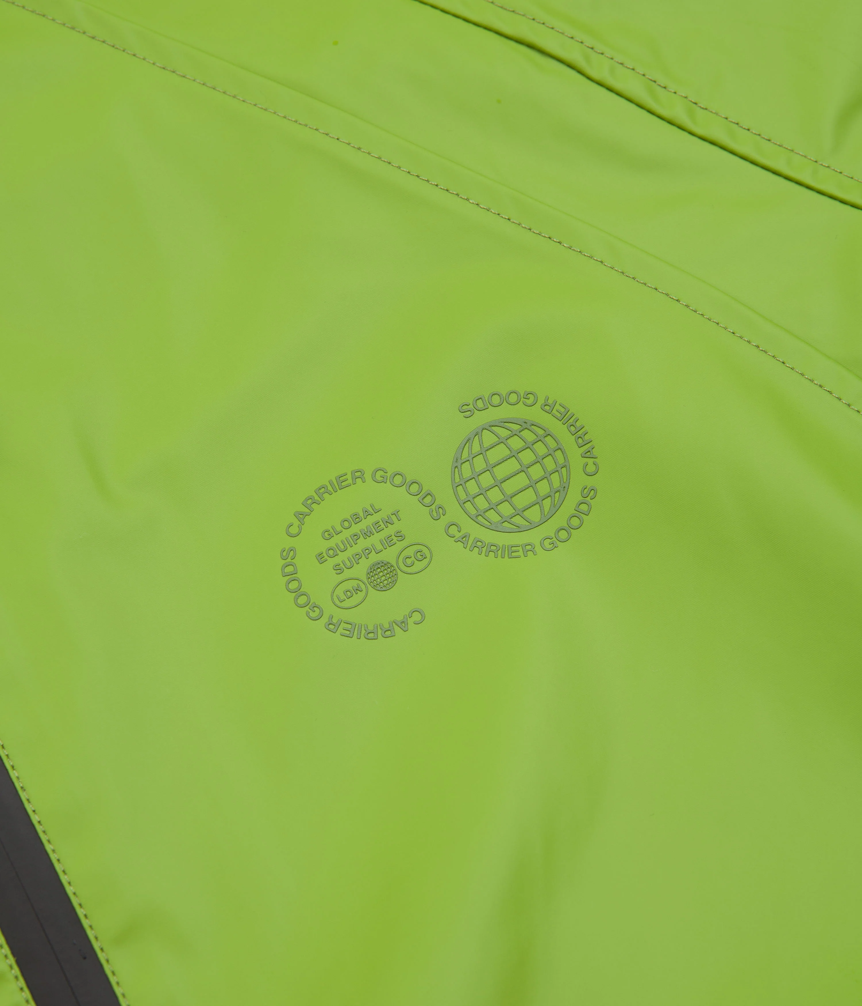 Carrier Goods Waxed Elements Full Zip Jacket - Lima Bean - Image 4