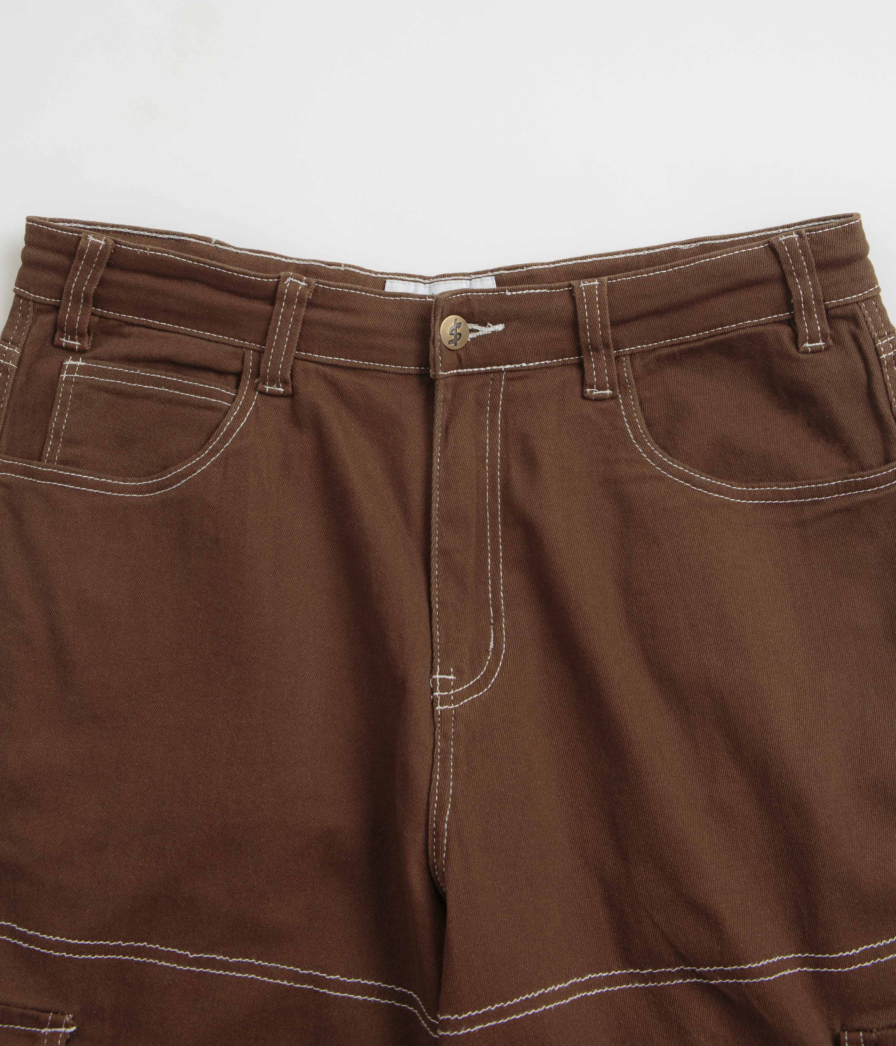 Cash Only Aleka Cargo Jeans - Brown - Image 4