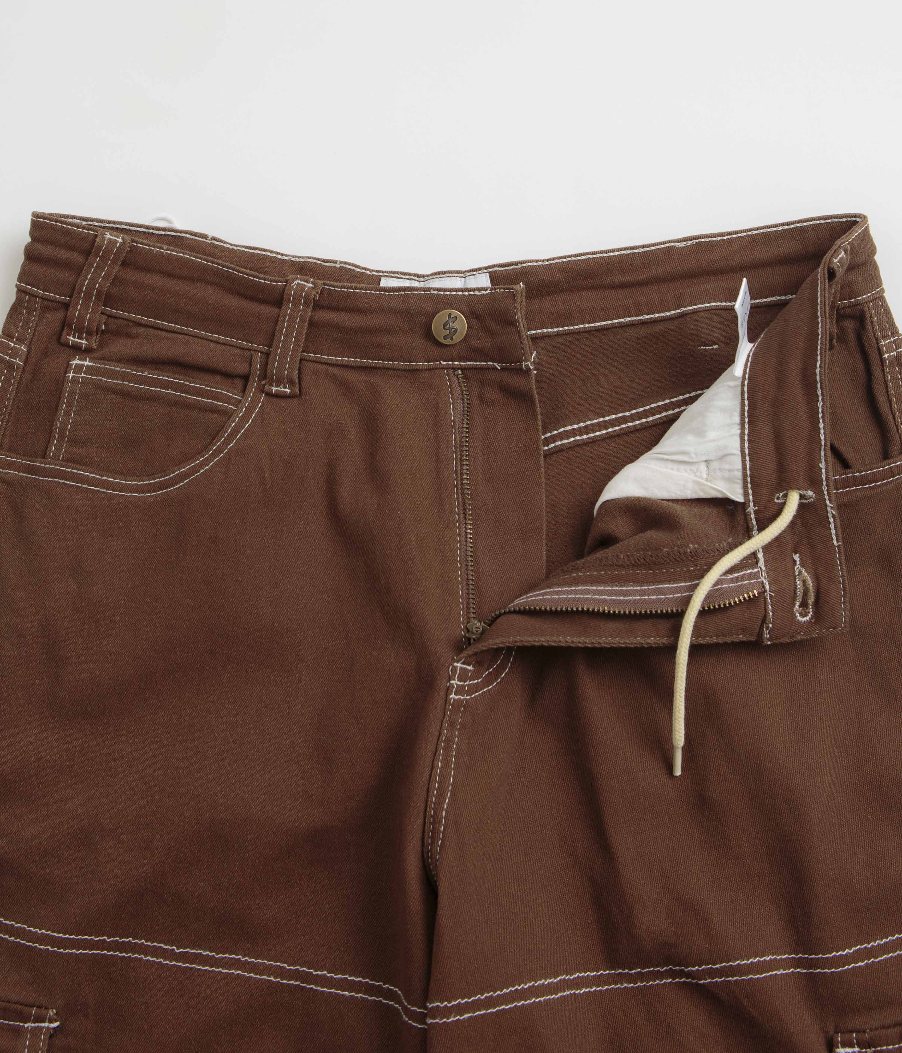 Cash Only Aleka Cargo Jeans - Brown - Image 6
