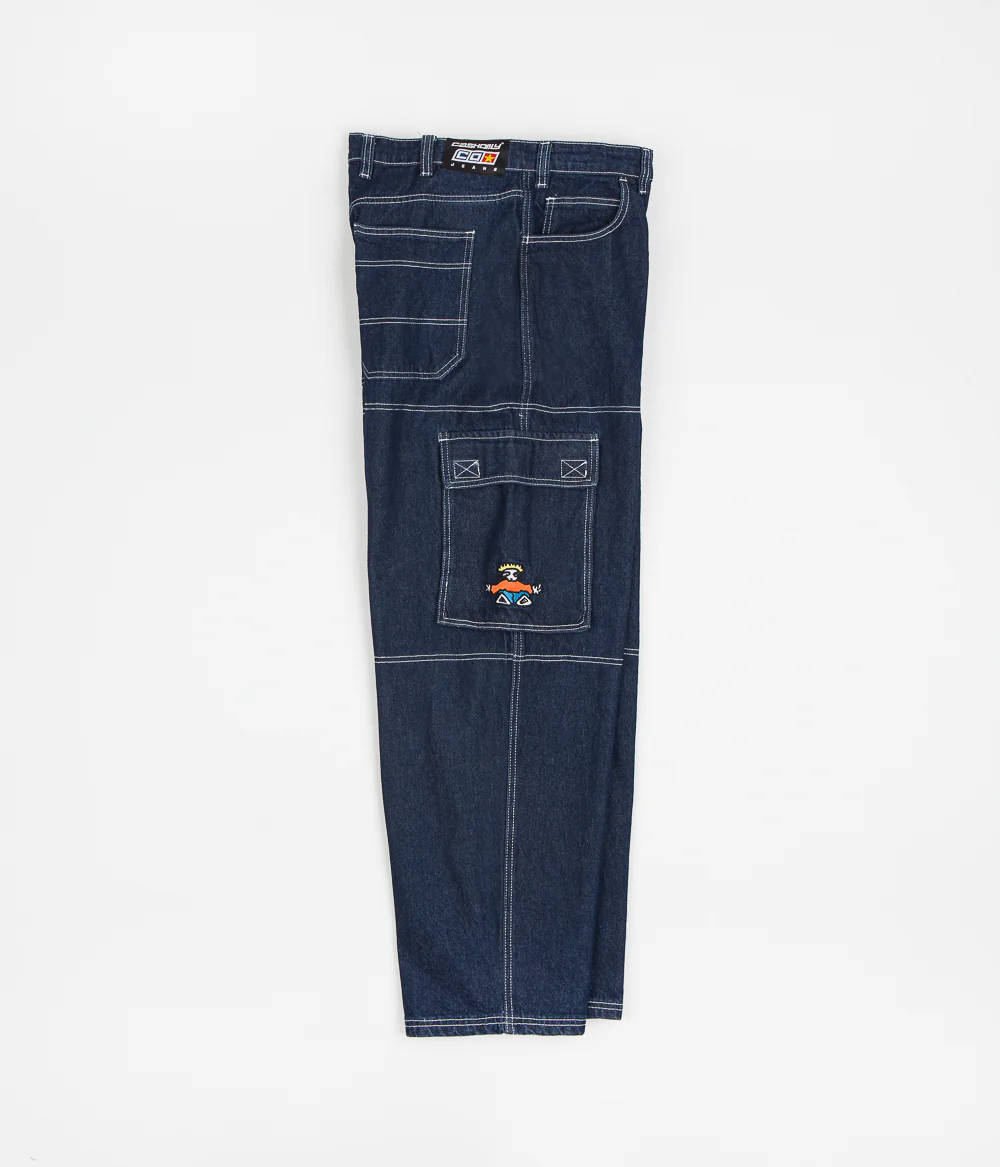 Cash Only Aleka Cargo Jeans - Dark Indigo - Image 2