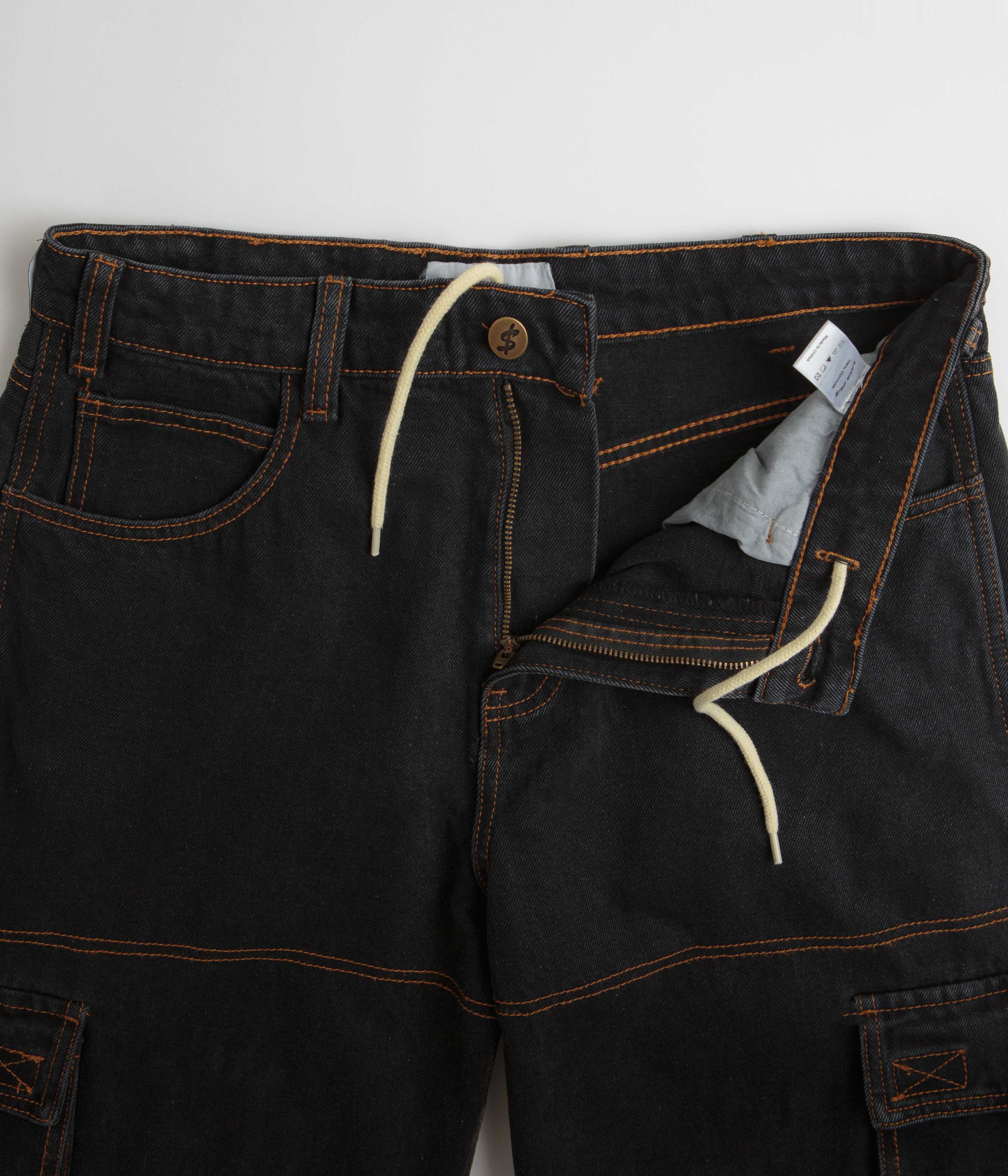 Cash Only Aleka Cargo Jeans - Faded Black - Image 5