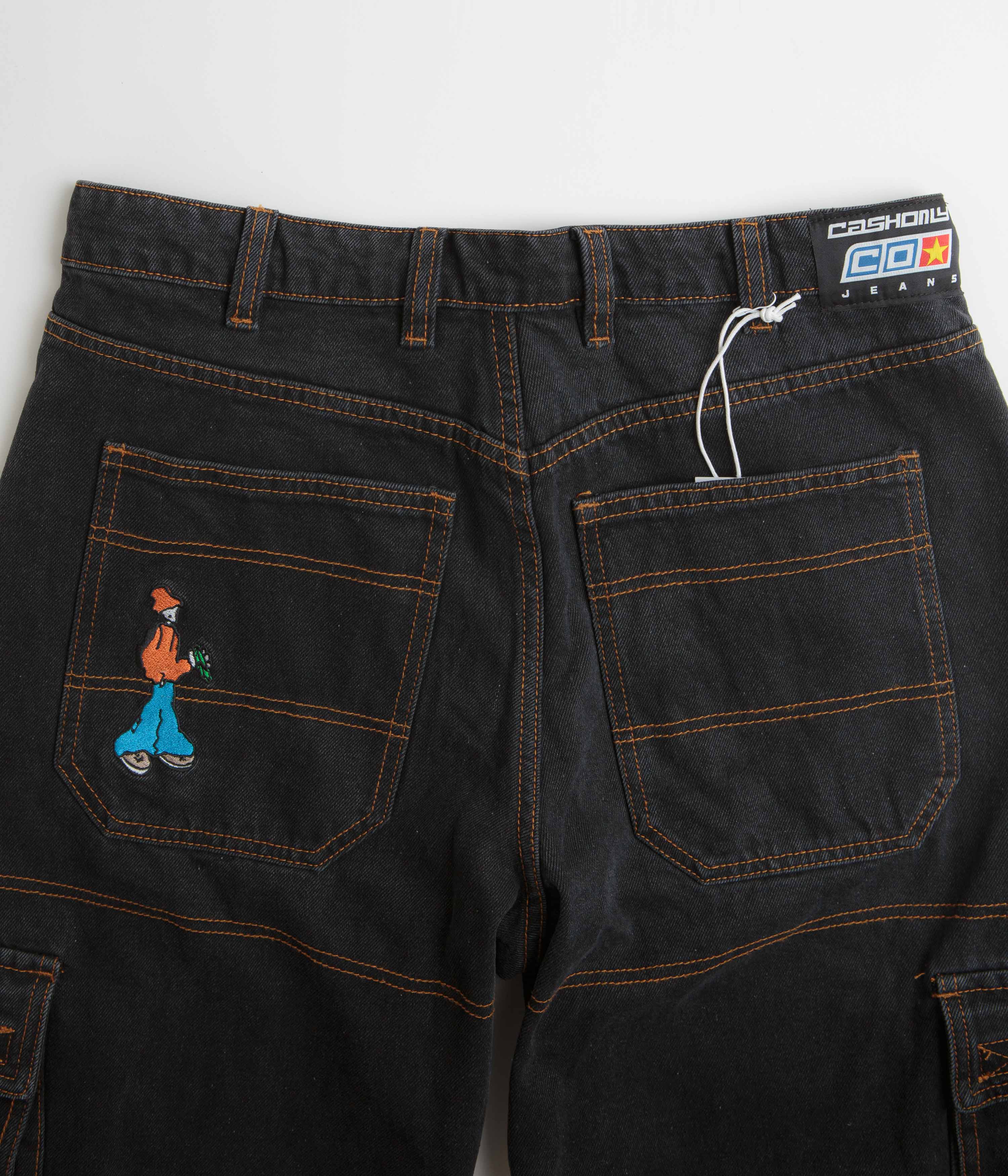 Cash Only Aleka Cargo Jeans - Faded Black - Image 6