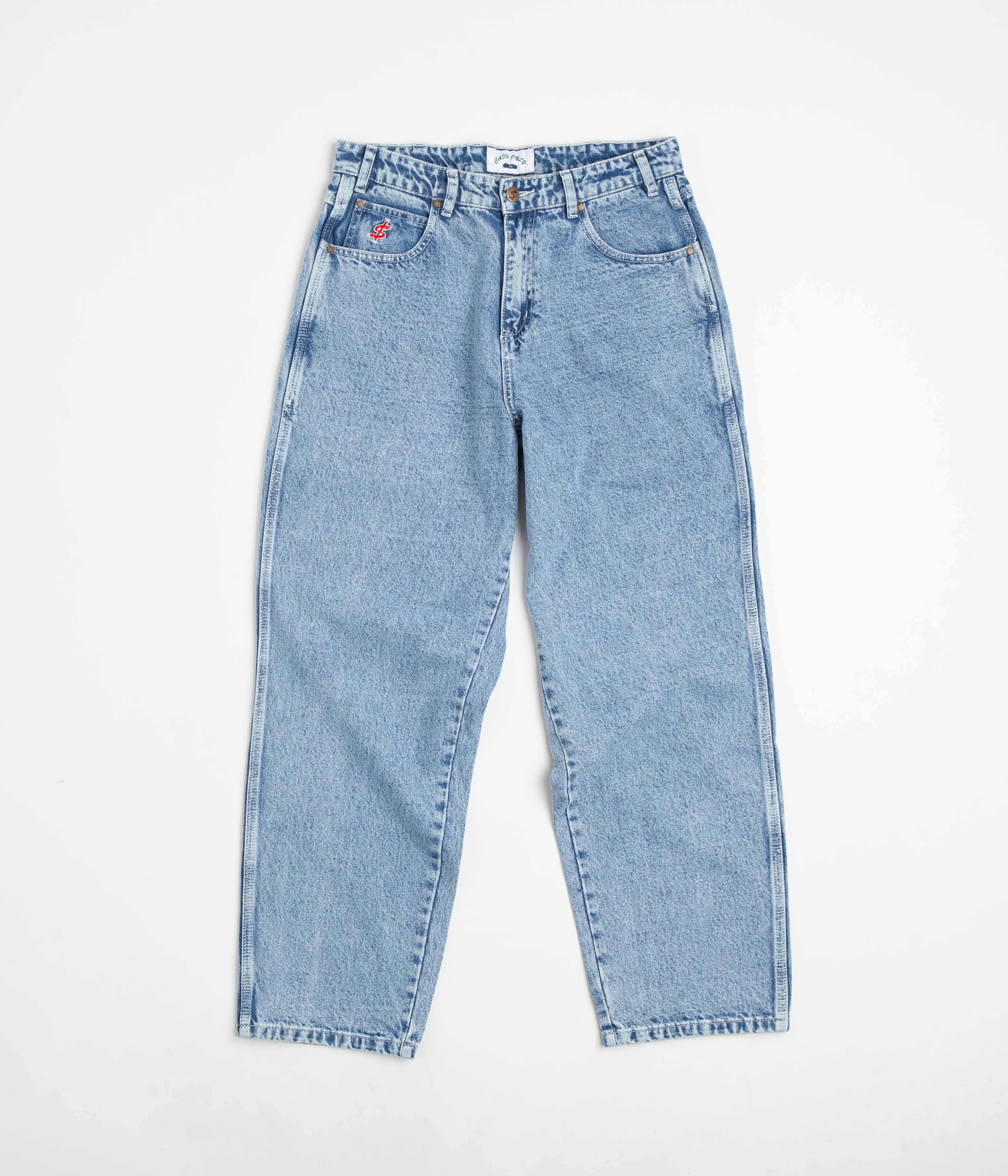 Cash Only All Star Baggy Jeans - Faded Indigo